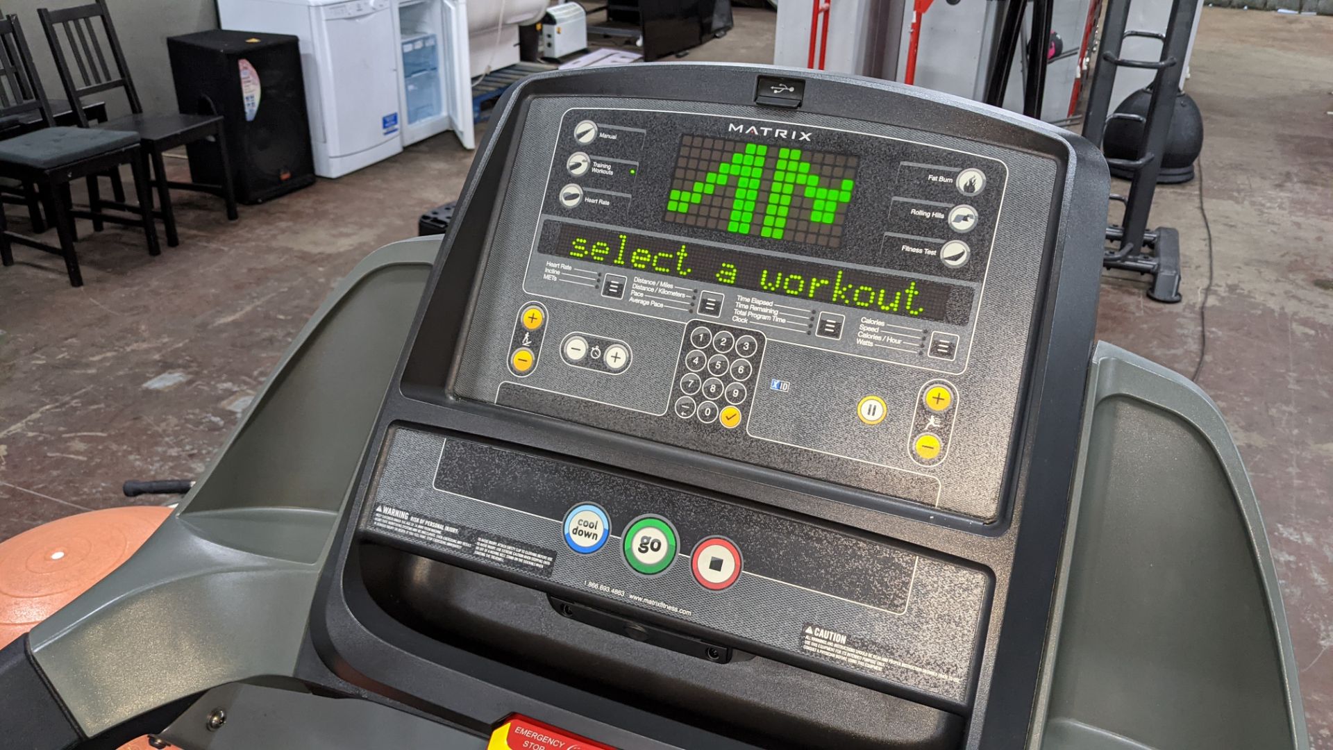 Matrix Fitness model T-3x-04-F commercial Treadmill (cost £5,538+VAT) - Image 9 of 18