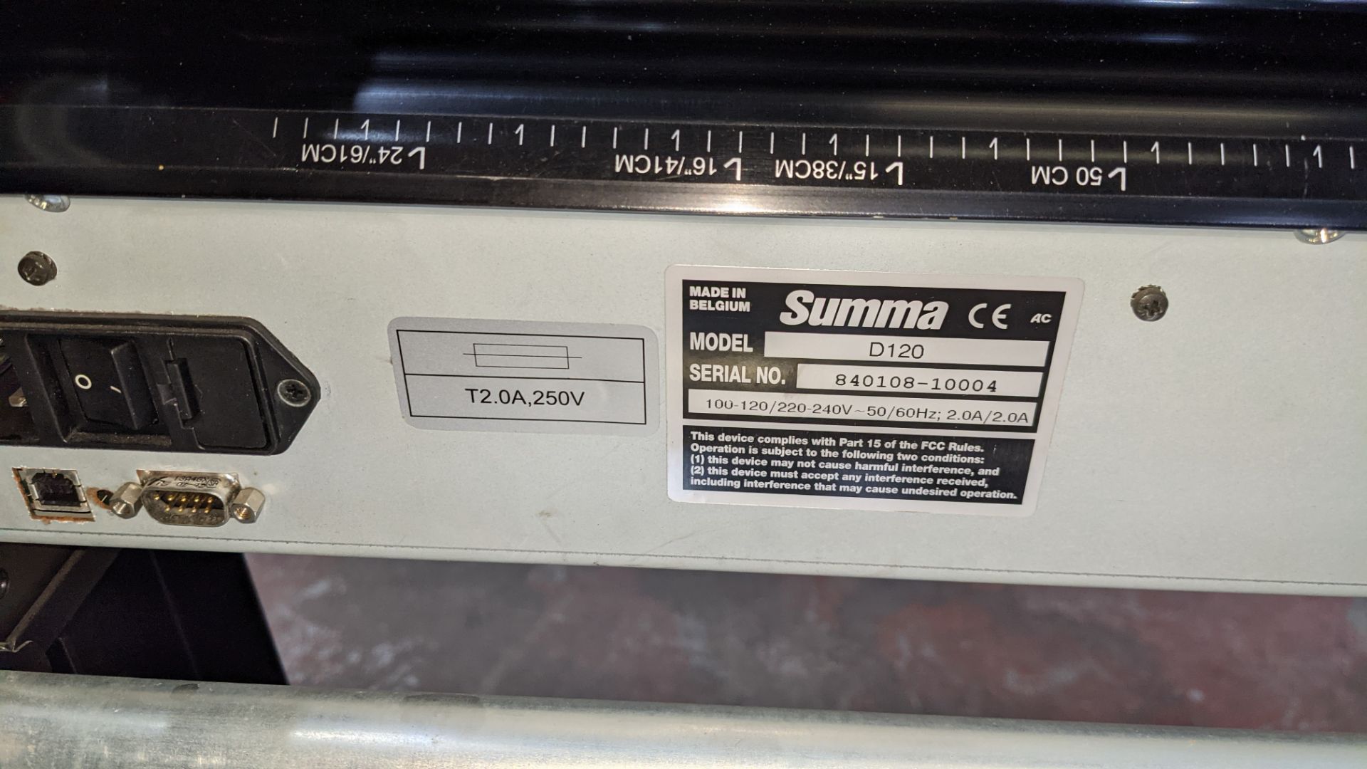 SummaCut floor standing plotter model D120 - Image 6 of 8