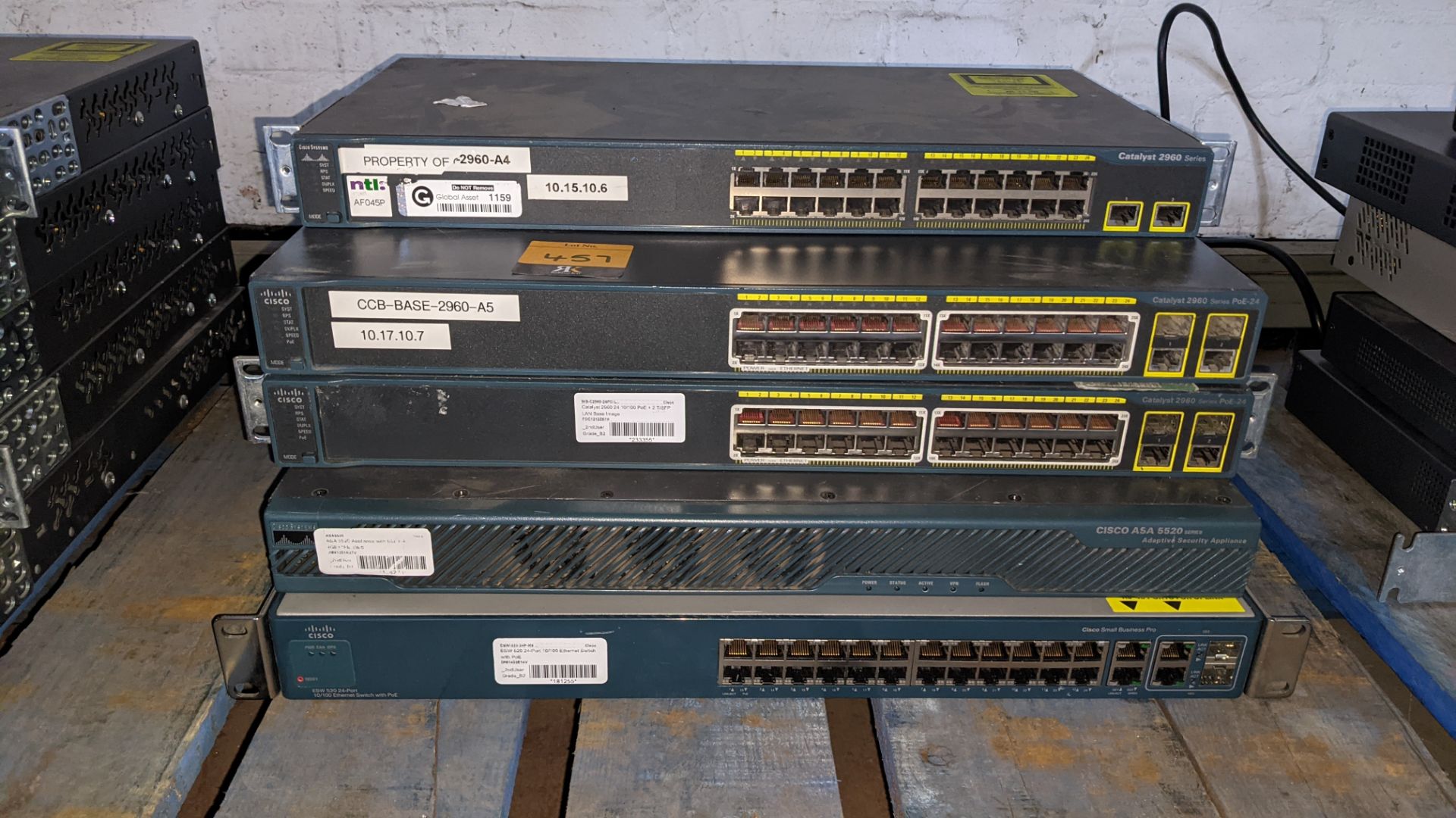 5 off assorted Cisco Catalyst switches - Image 3 of 4