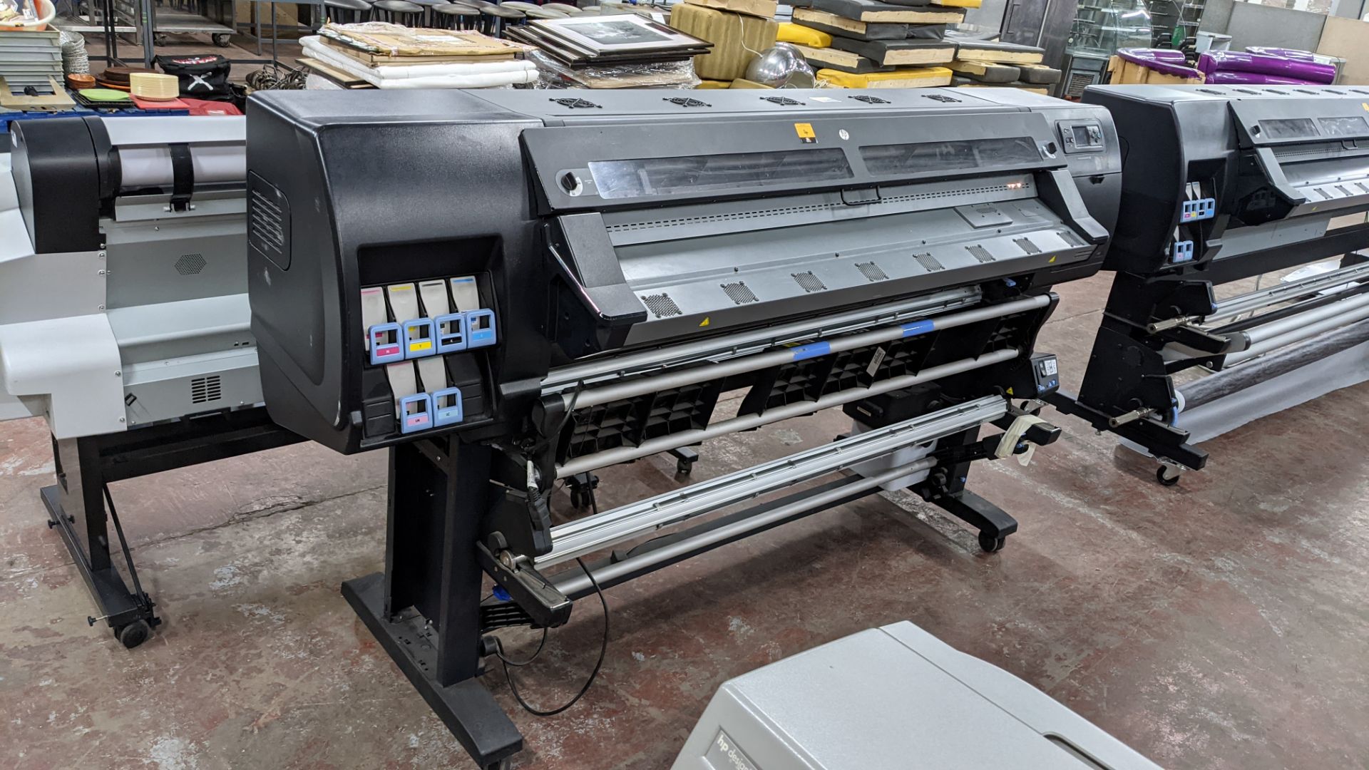 HP DesignJet L26500 wide format printer, factory model CQ869-64001