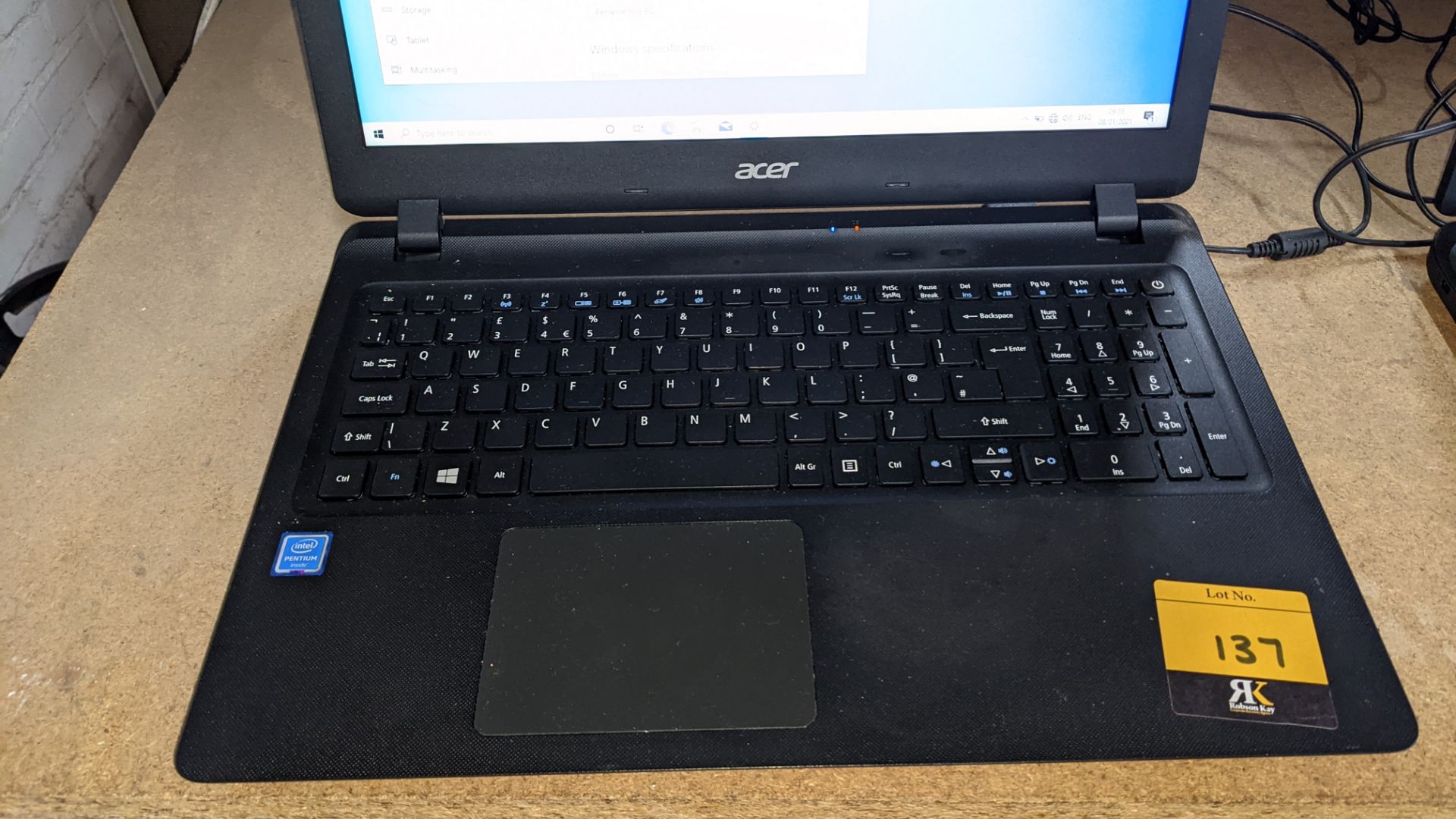 Acer notebook Acer Aspire ES1-533 15.6" Laptop Intel Pentium N4200, 1.1GHz / 2.5GHz Turbo Quad Core - Image 4 of 7
