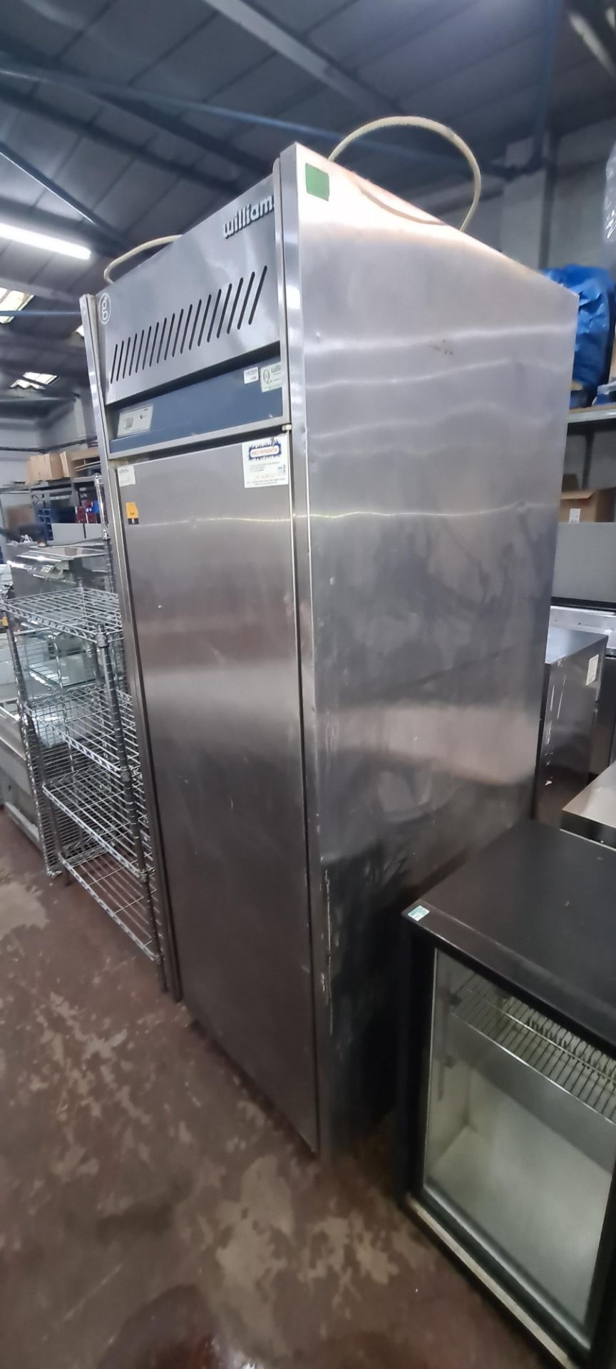 Williams HC1T stainless steel tall commercial fridge - Image 2 of 7