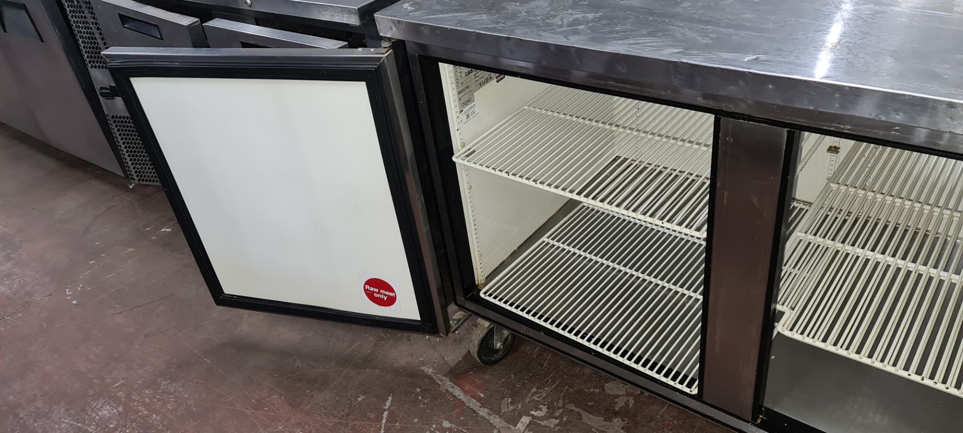 4 off assorted stainless steel refrigerated prep cabinets - Image 13 of 28