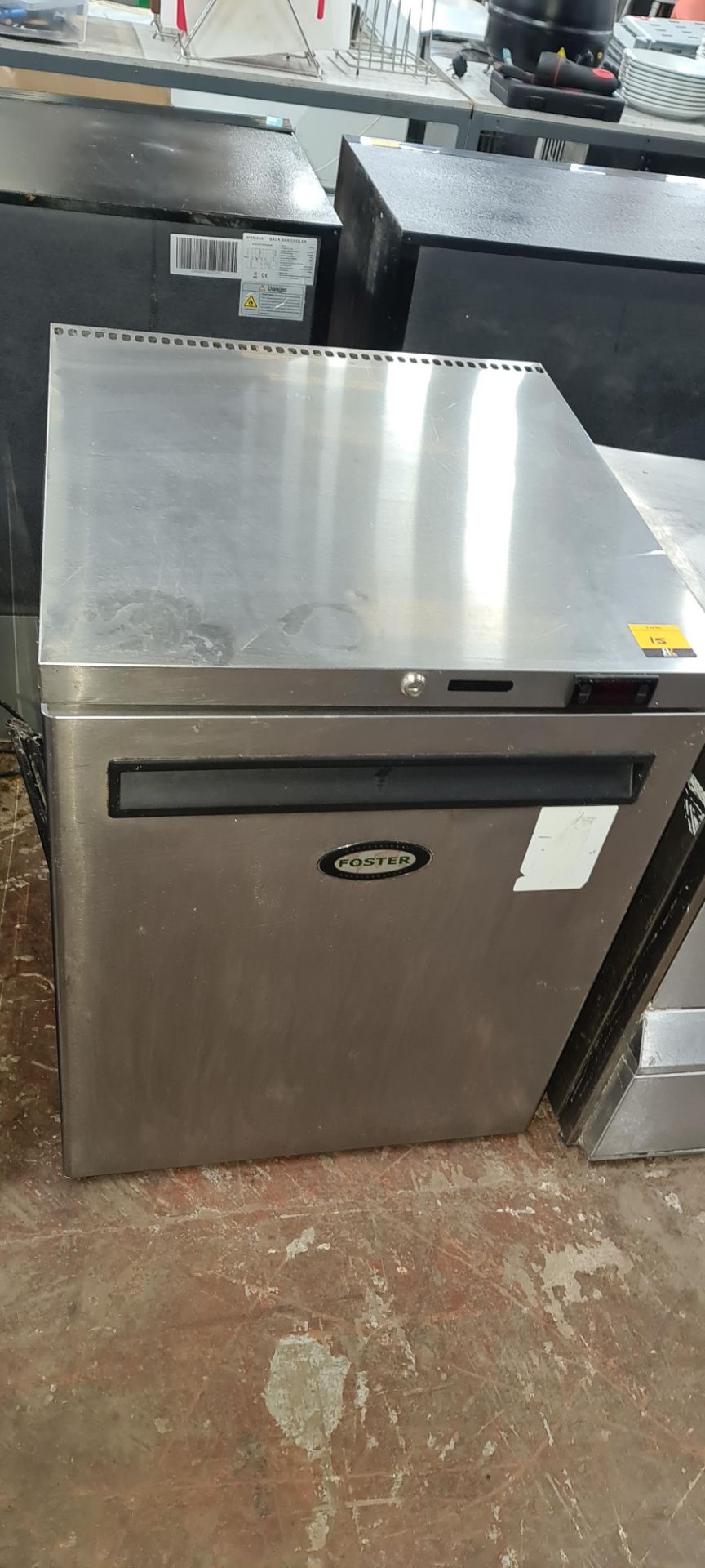 Foster LR150-A stainless steel under counter freezer