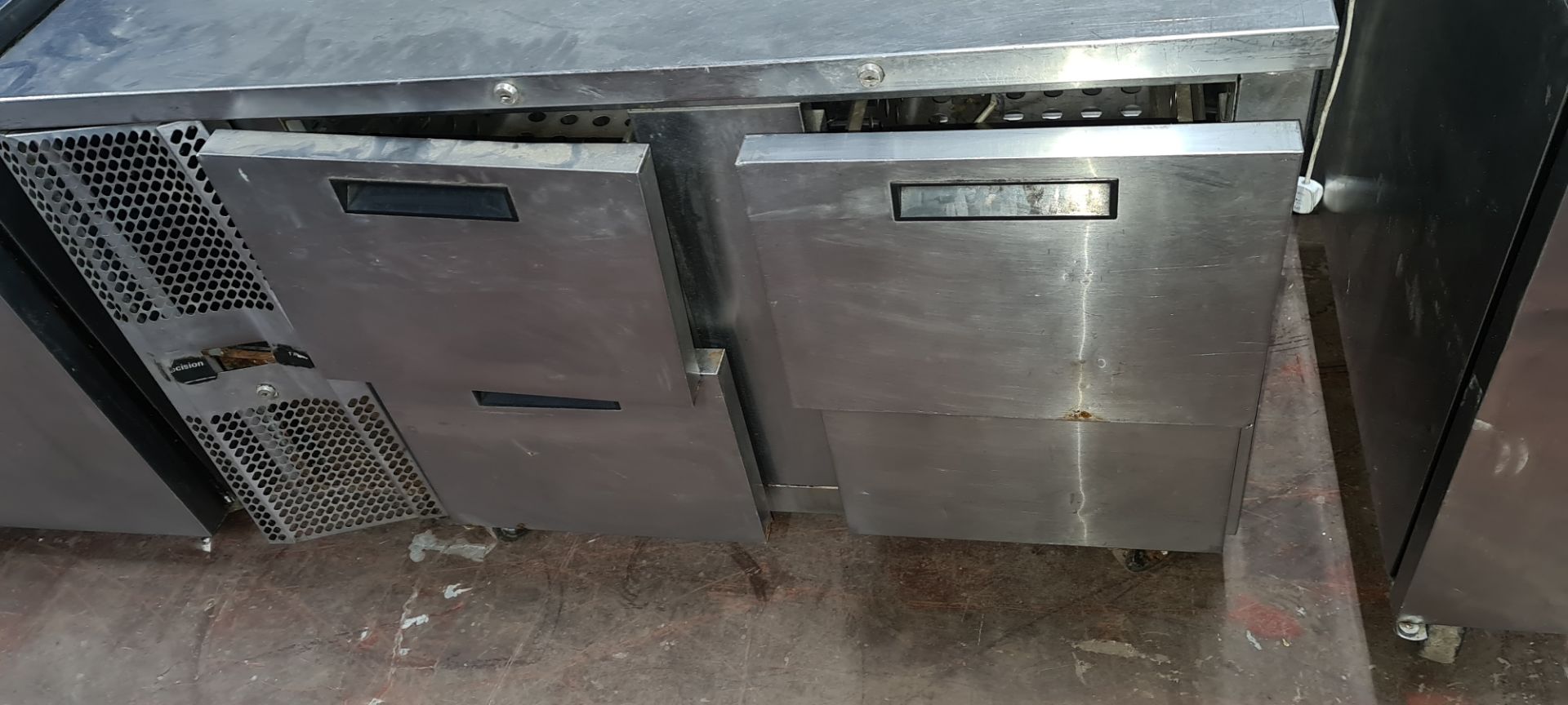 4 off assorted stainless steel refrigerated prep cabinets - Image 3 of 28