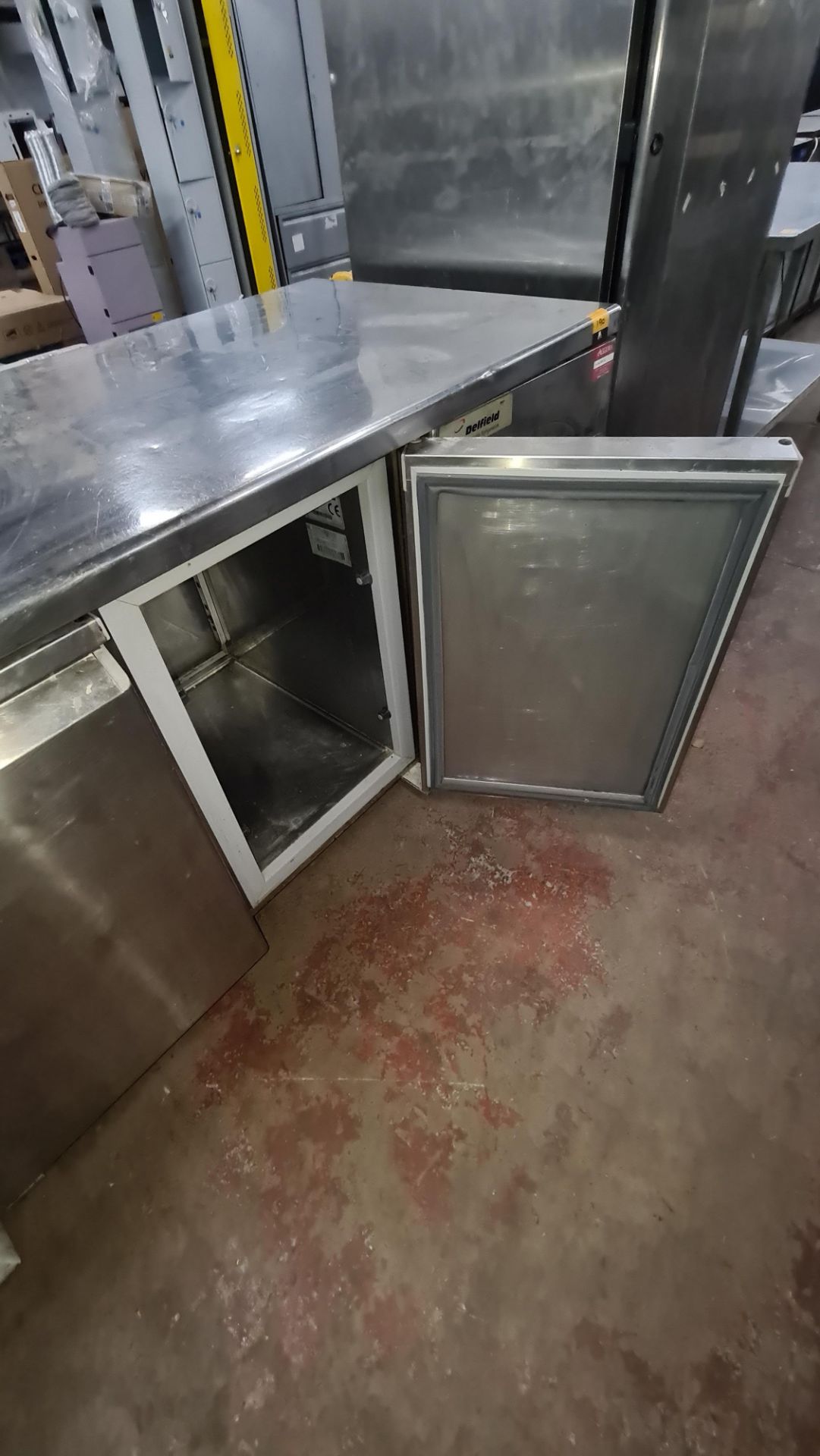 Stainless steel refrigerated prep unit by Delfield/Sadia - Image 9 of 10