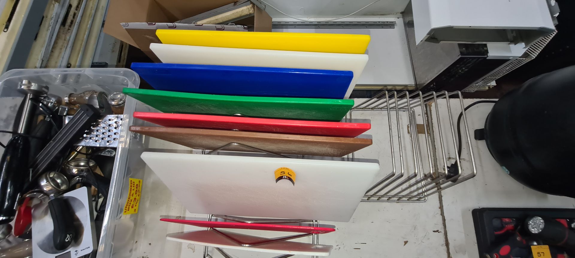 3 off chopping board racks plus a total of 9 chopping boards - Image 3 of 5