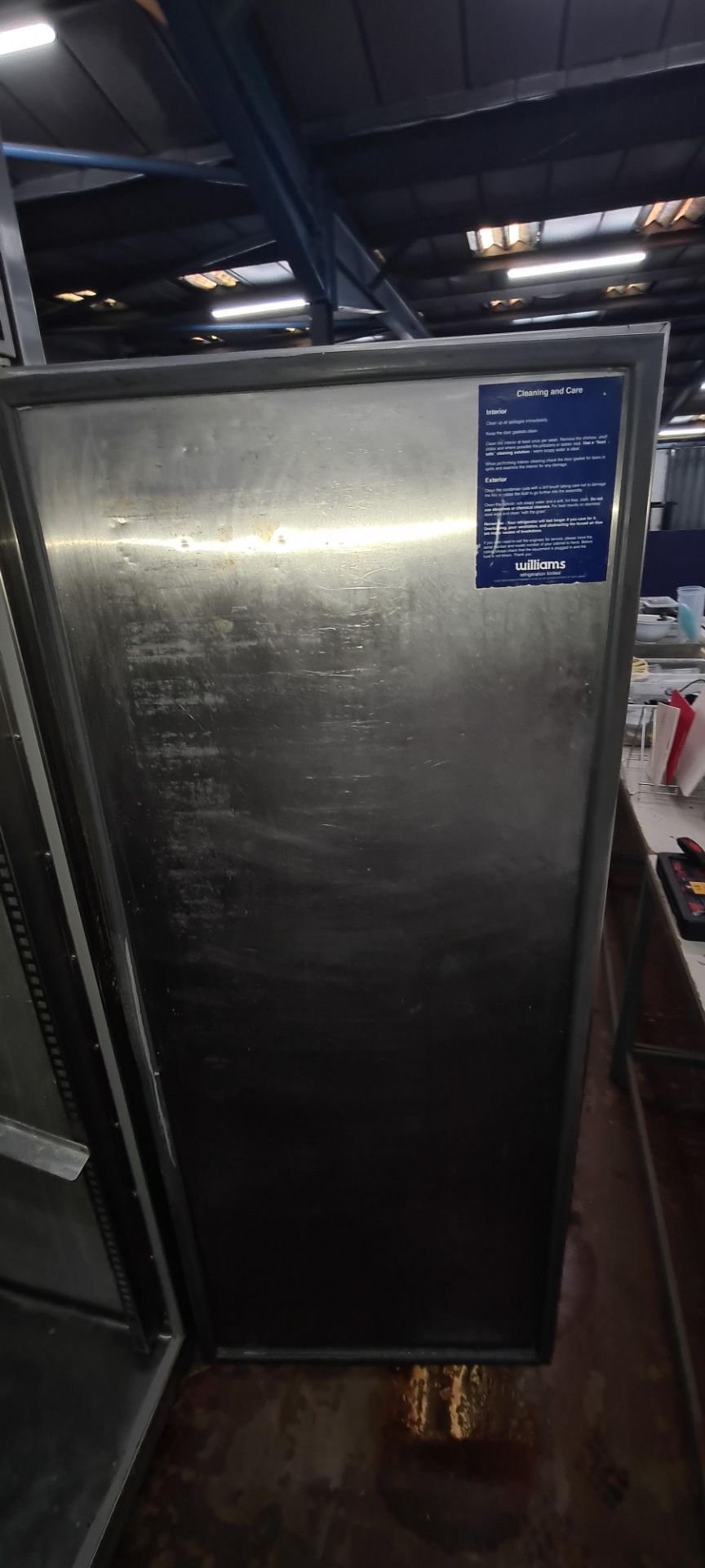 Williams HC1T stainless steel tall commercial fridge - Image 5 of 7