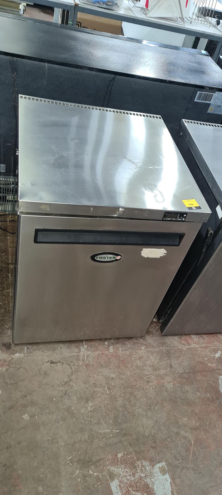 Foster LR150-A stainless steel under counter freezer