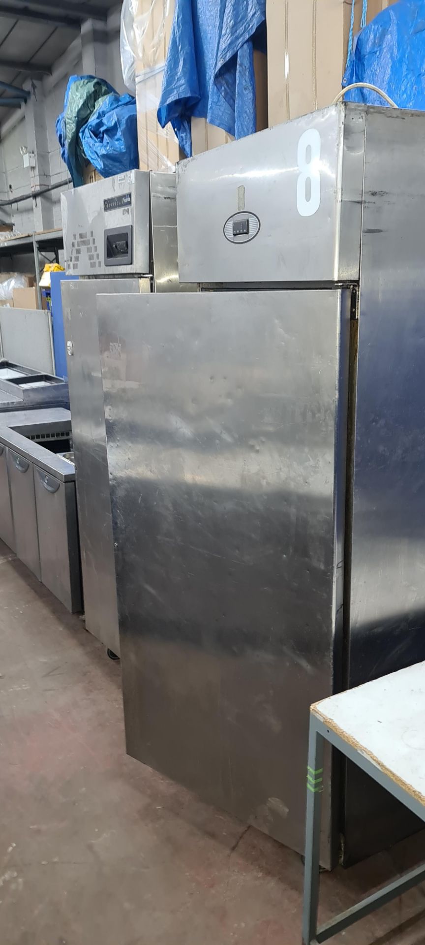 2 assorted pieces of stainless steel refrigeration - Image 2 of 11