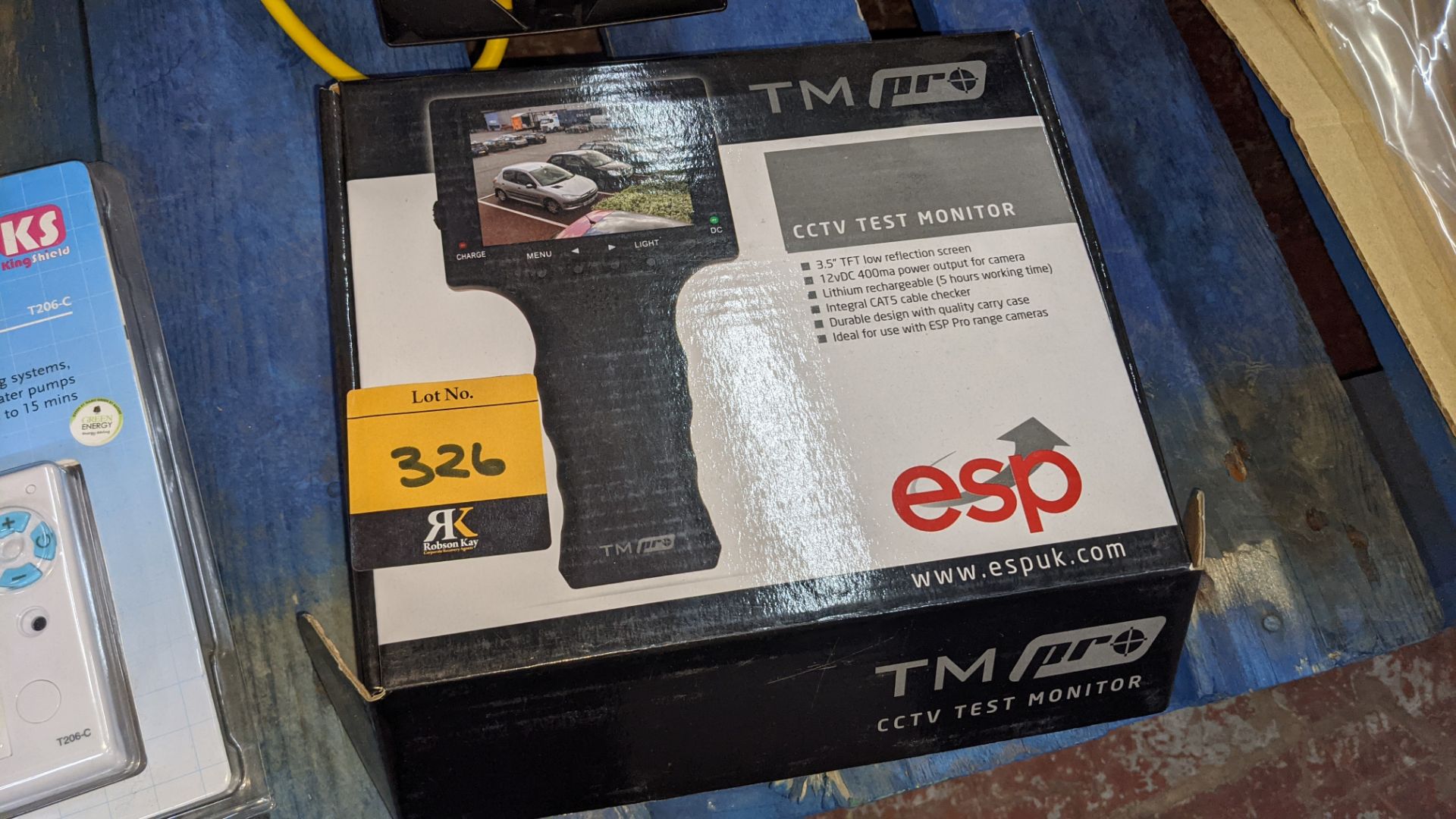 ESP TM Pro CCTV test monitor with 3.5" TFT low reflection screen