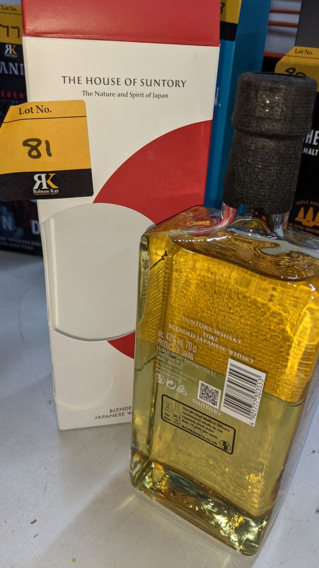 Suntory Toki blended Japanese Whisky - 1 off 70cl bottle in gift box. Sold under AWRS No XQAW0000010 - Image 6 of 6