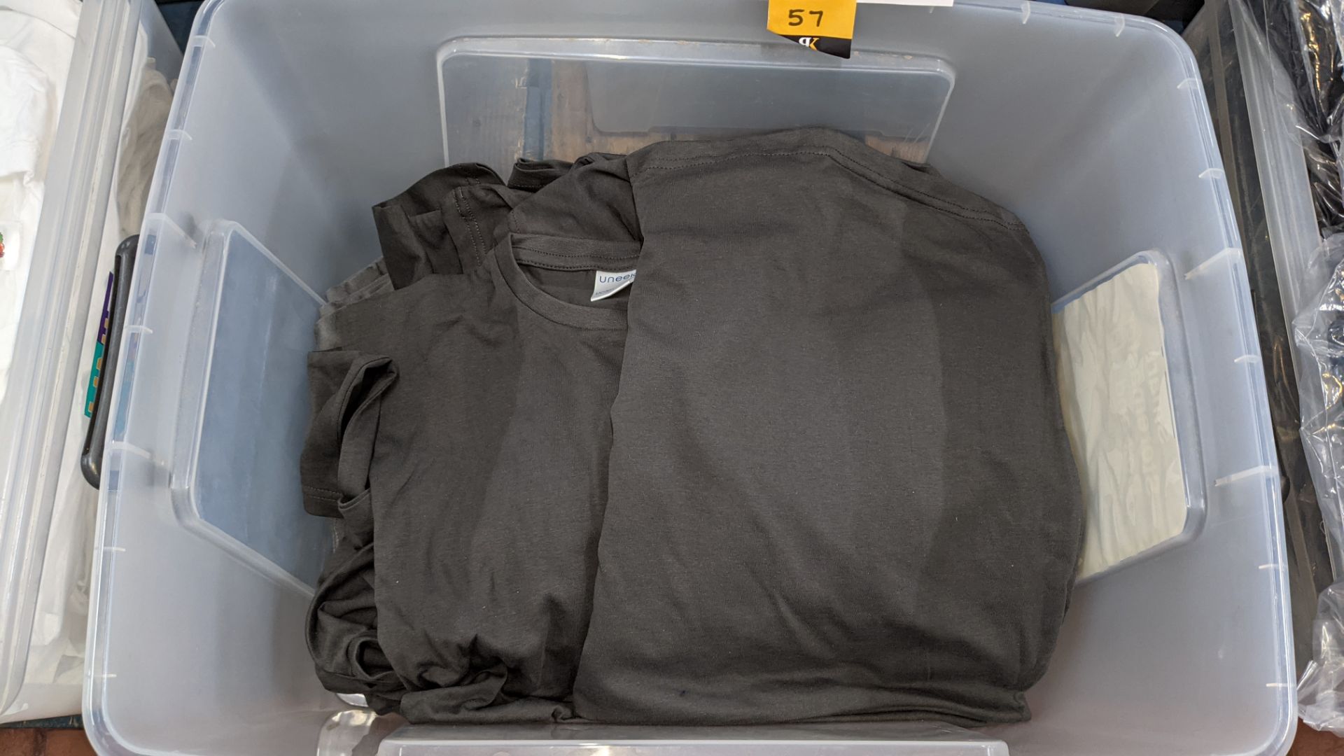 36 off Uneek T-shirts in assorted sizes, in 2 different shades of grey - crate excluded - Image 3 of 6