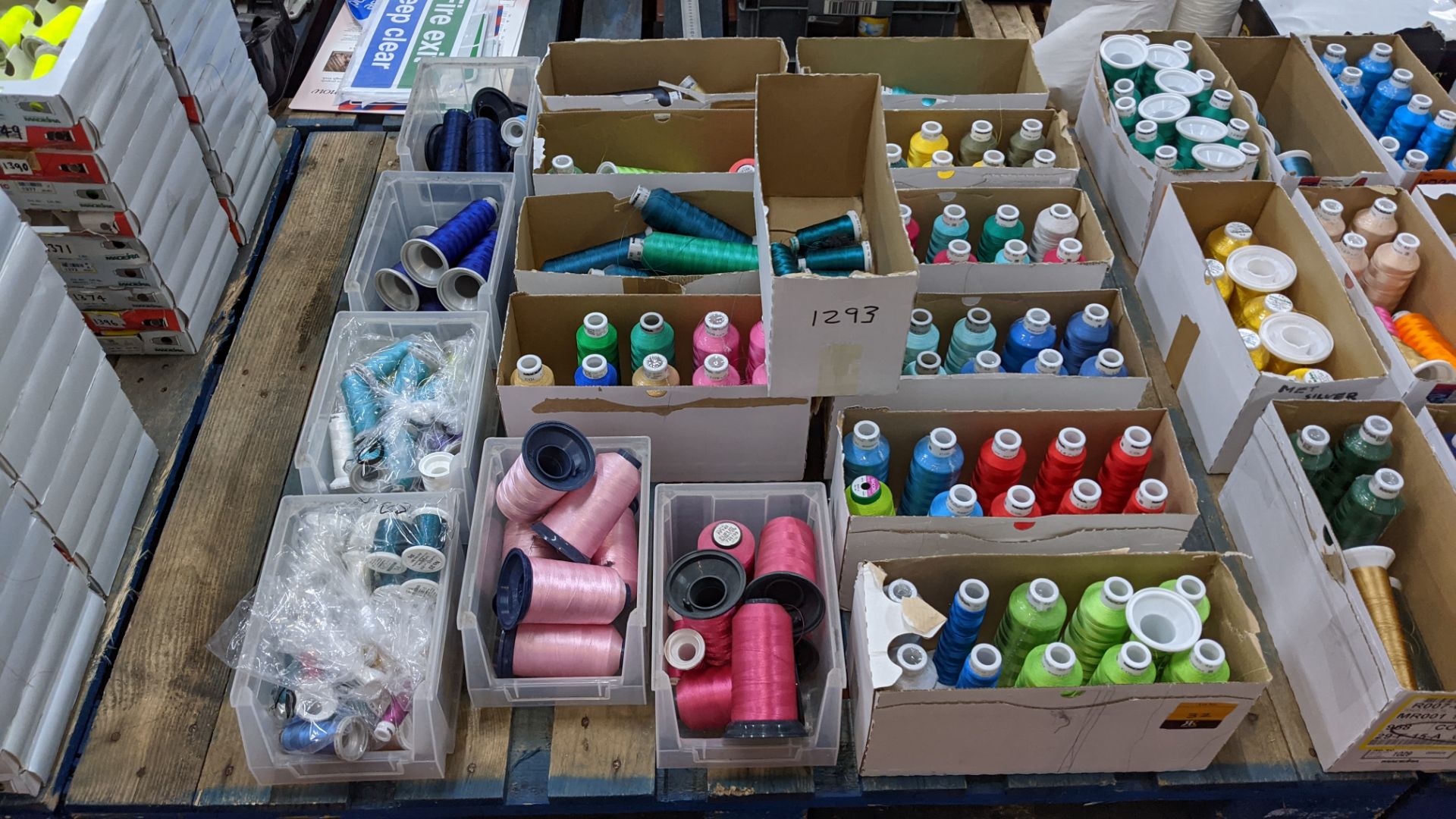 17 assorted cartons & containers of embroidery thread - Image 2 of 7