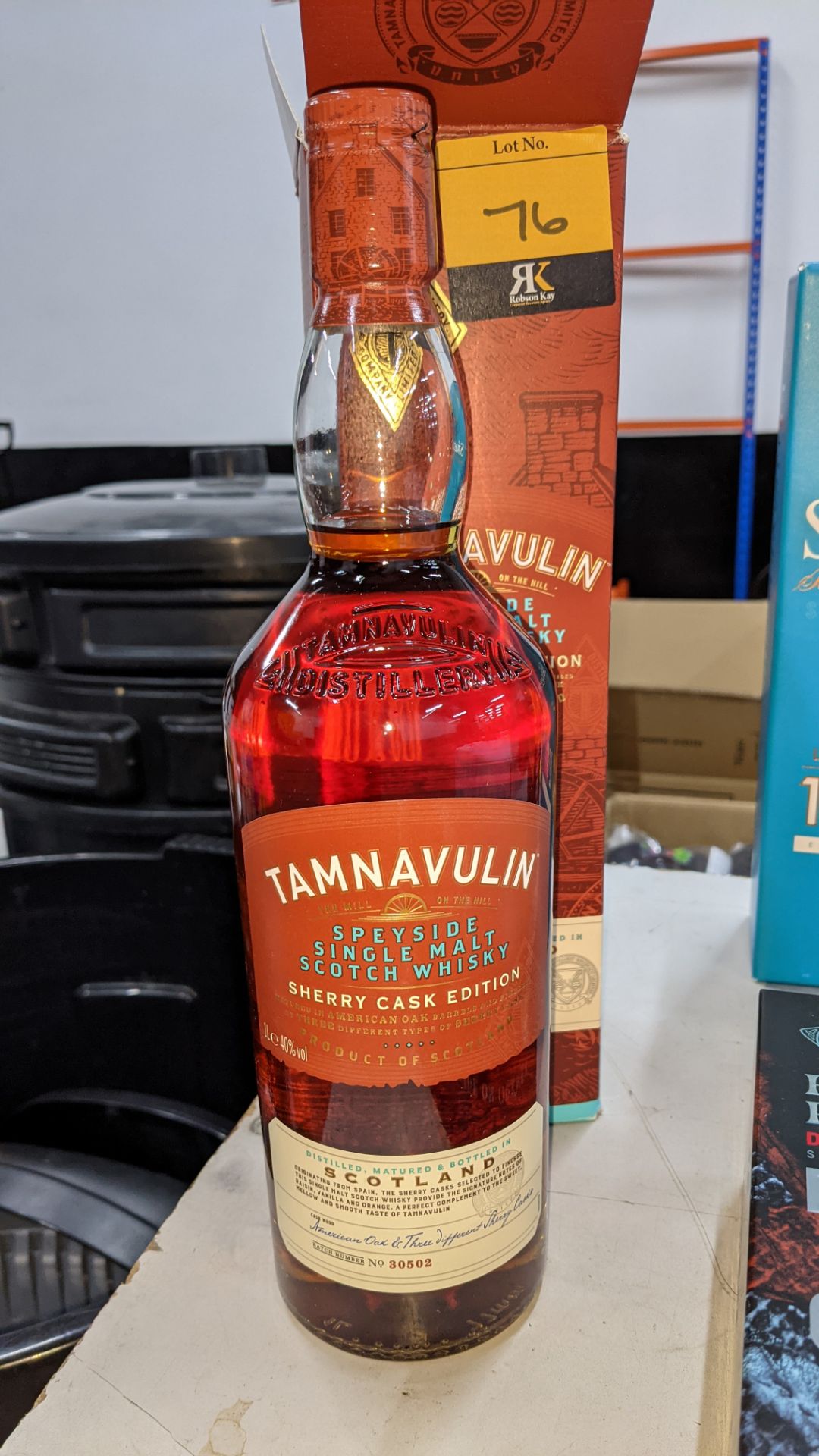 Tamnavulin Speyside Single Malt Sherry Cask Edition whisky - 1 off 1ltr bottle in gift box. - Image 2 of 5