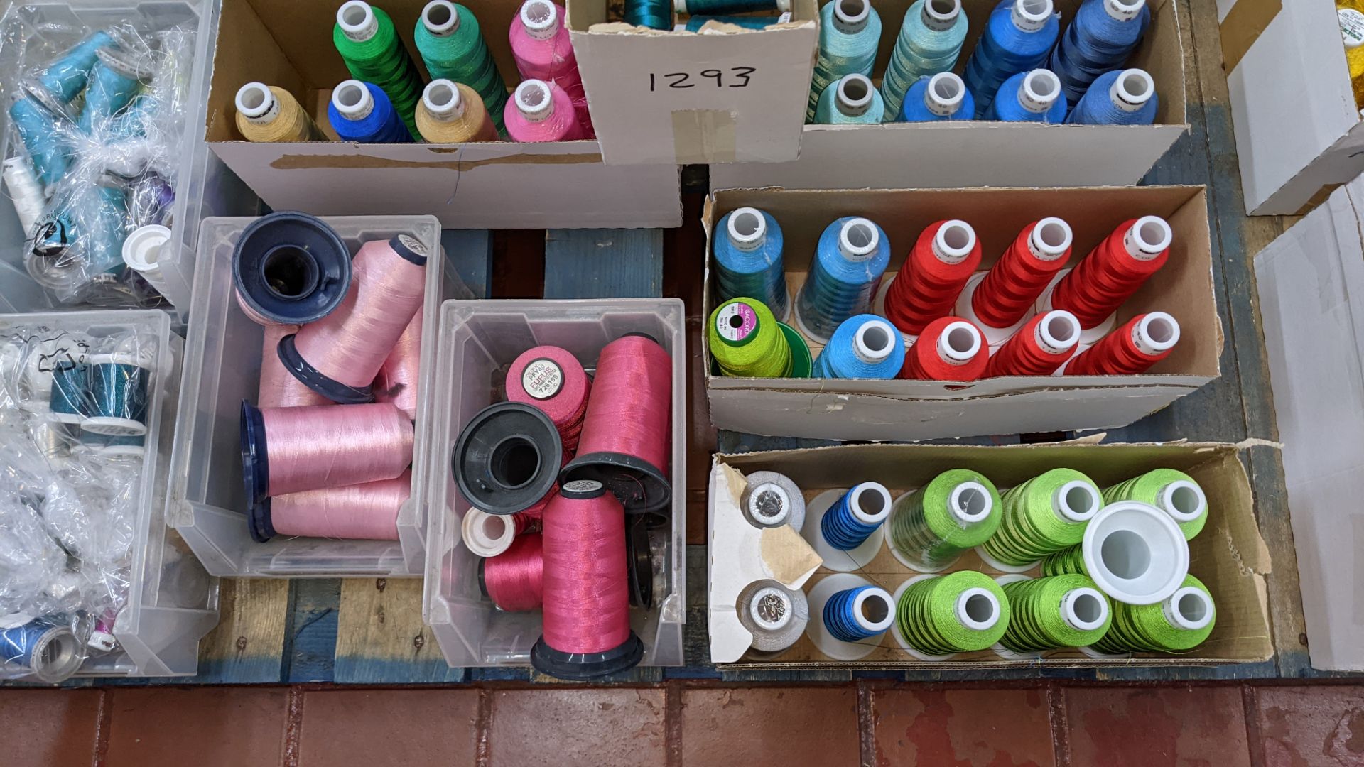 17 assorted cartons & containers of embroidery thread - Image 3 of 7