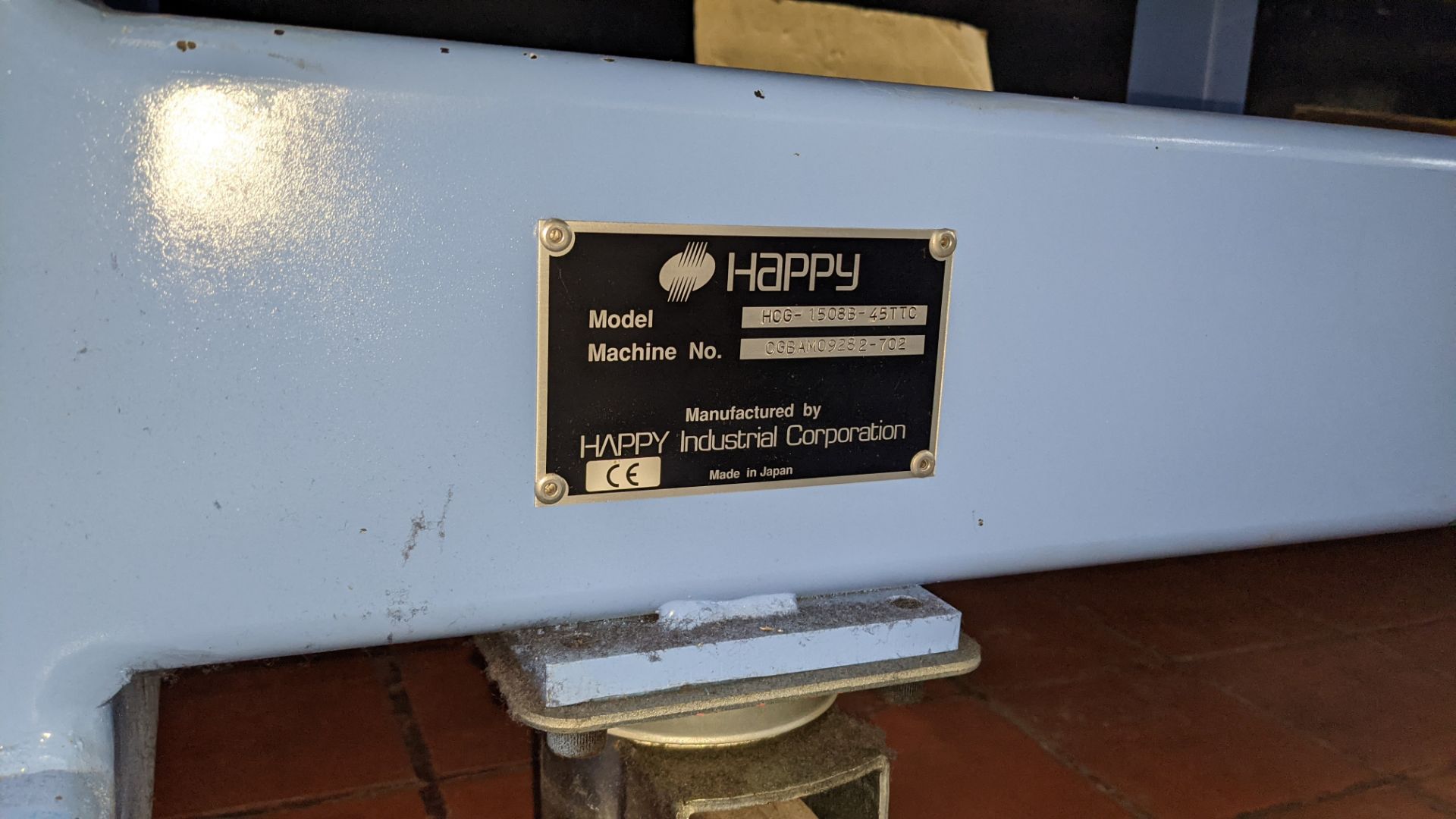 Happy Industrial Corporation model HCG-1508B-45TCC 8-head embroidery machine - Image 13 of 36