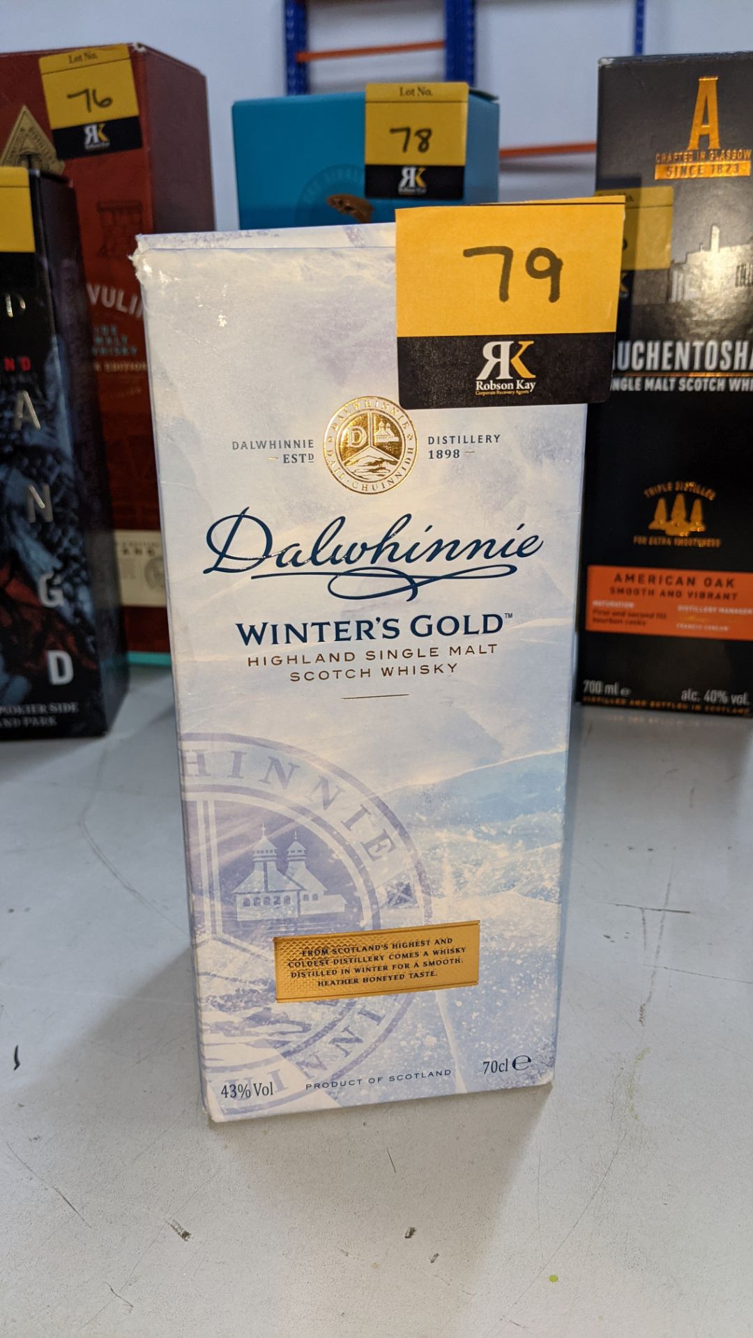 Dalwhinnie Winter's Gold Highland Single Malt Scotch Whisky - 1 off 70cl bottle in gift box. Sold un - Image 3 of 5