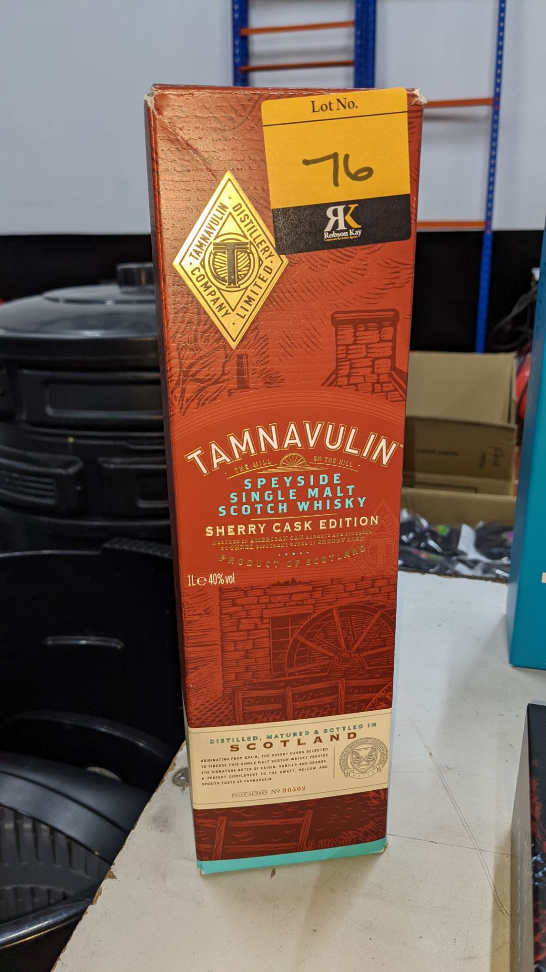 Tamnavulin Speyside Single Malt Sherry Cask Edition whisky - 1 off 1ltr bottle in gift box. - Image 5 of 5