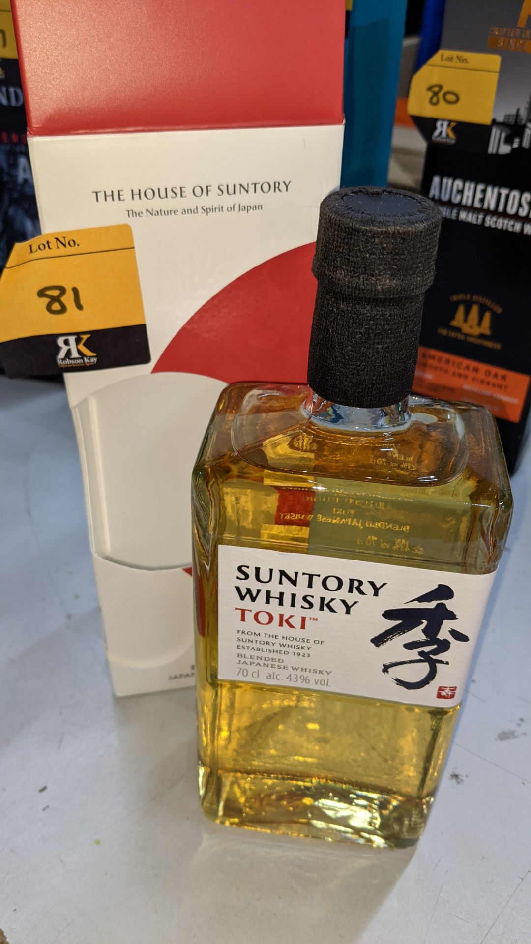 Suntory Toki blended Japanese Whisky - 1 off 70cl bottle in gift box. Sold under AWRS No XQAW0000010