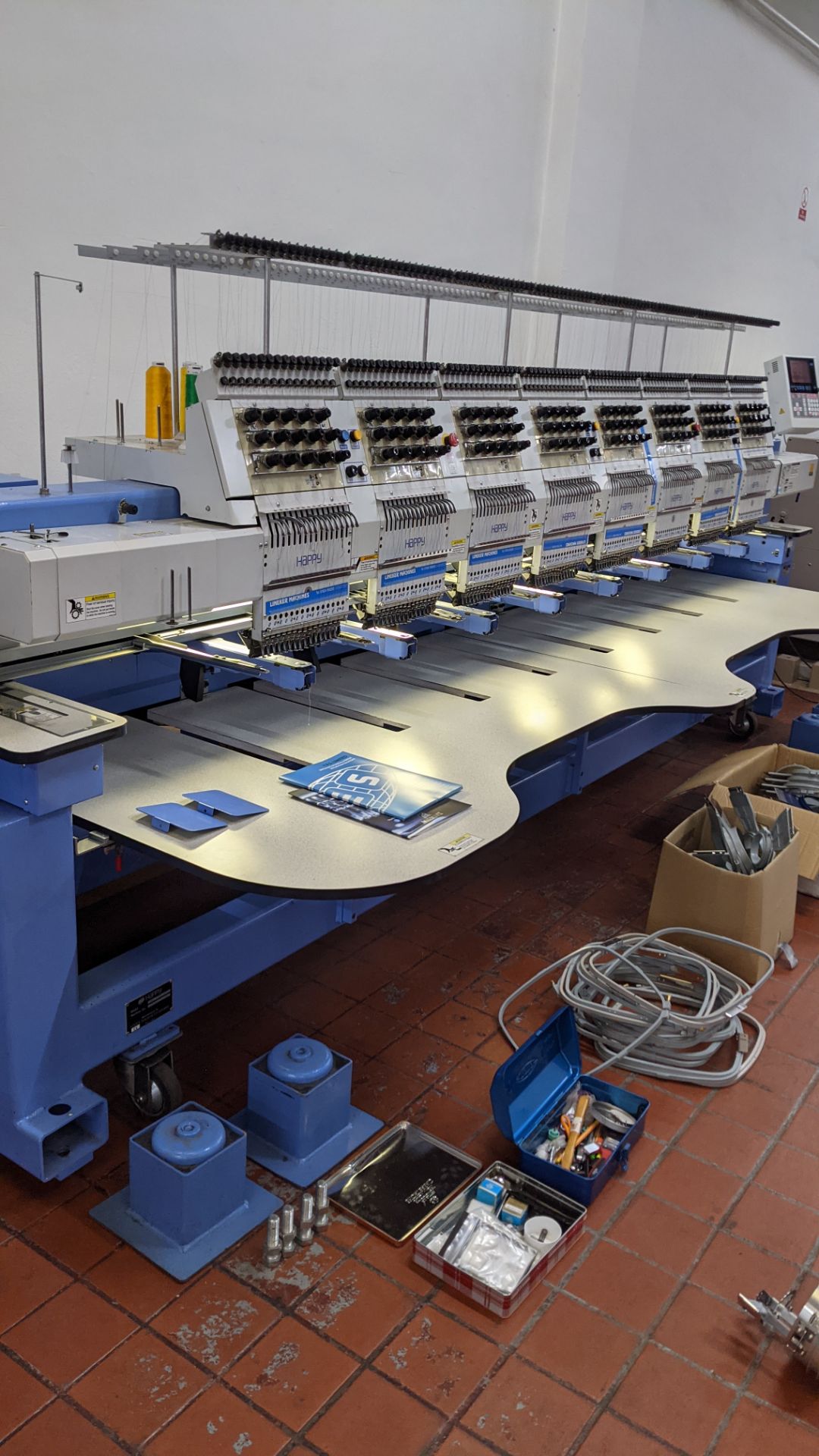 Happy Industrial Corporation model HCG-1508B-45TCC 8-head embroidery machine - Image 15 of 36