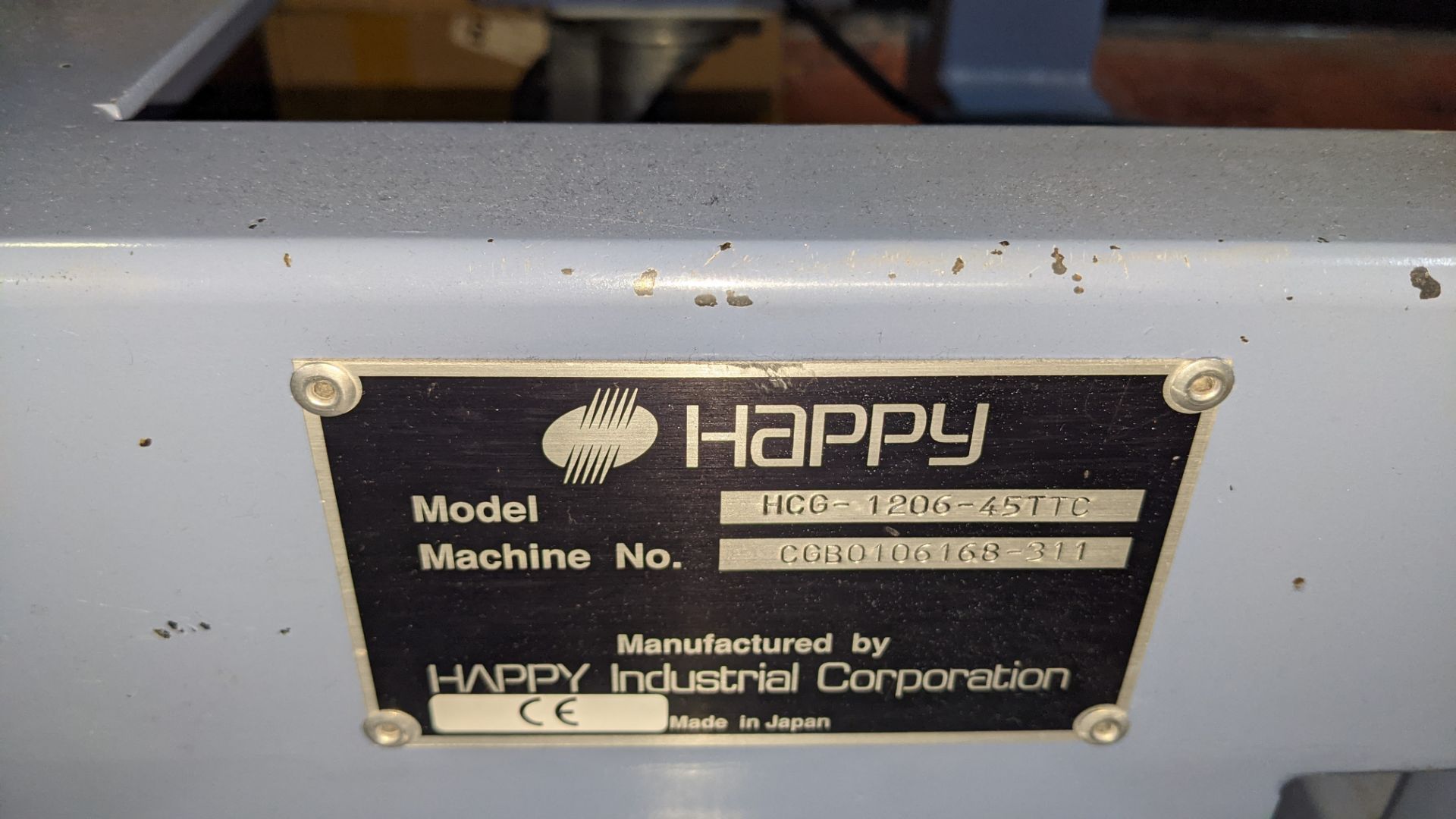 Happy Industrial Corporation model HCG-120G-45TCC 6-head embroidery machine - Image 21 of 34