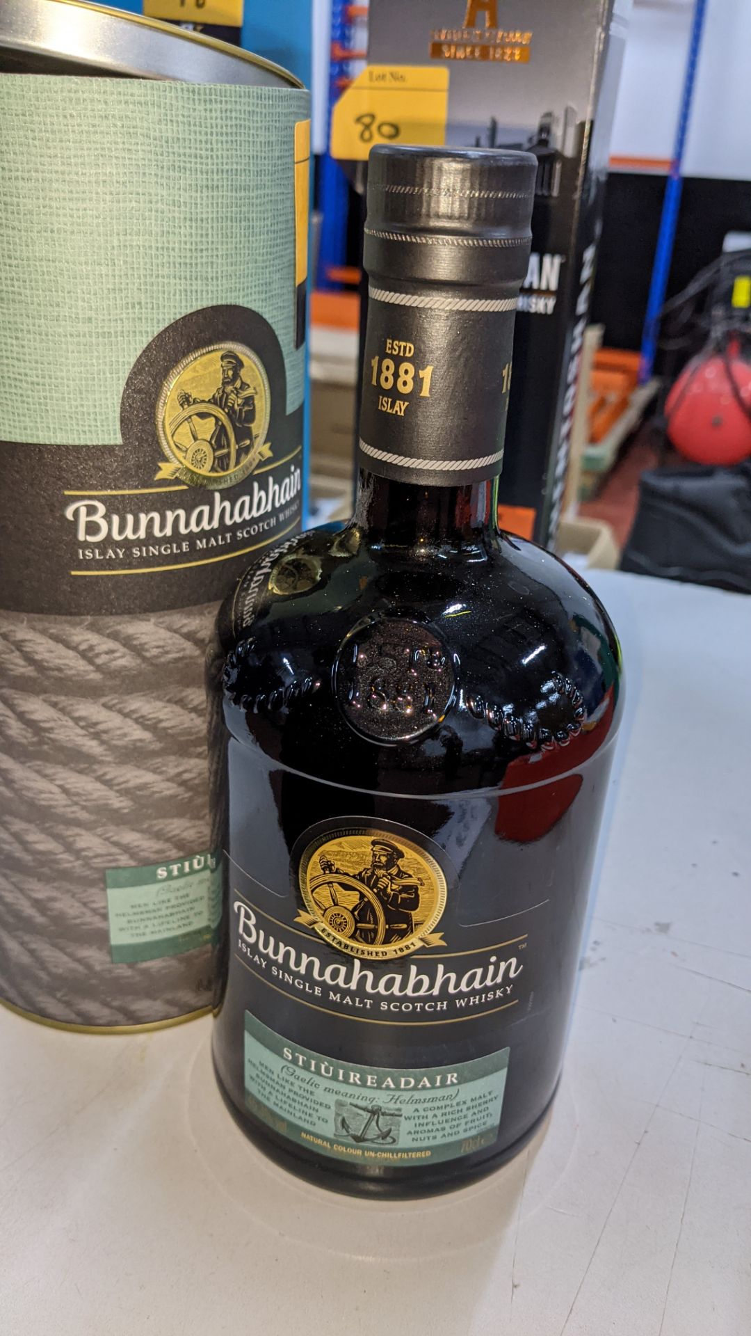 Bunnahabhain Islay Stiuireadair Single Malt Scotch Whisky - 1 off 70cl bottle in gift box. Sold unde