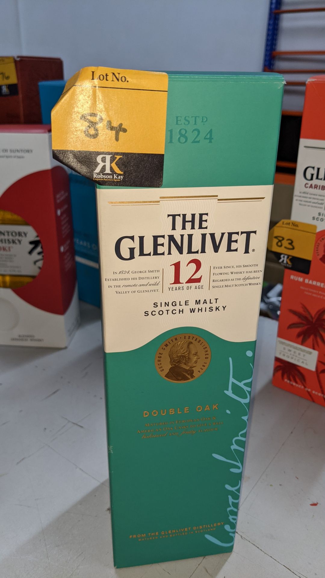 The Glenlivet 12 year old Single Malt Double Oak Scotch Whisky - 1 off 70cl bottle in gift box. Sold - Image 5 of 6