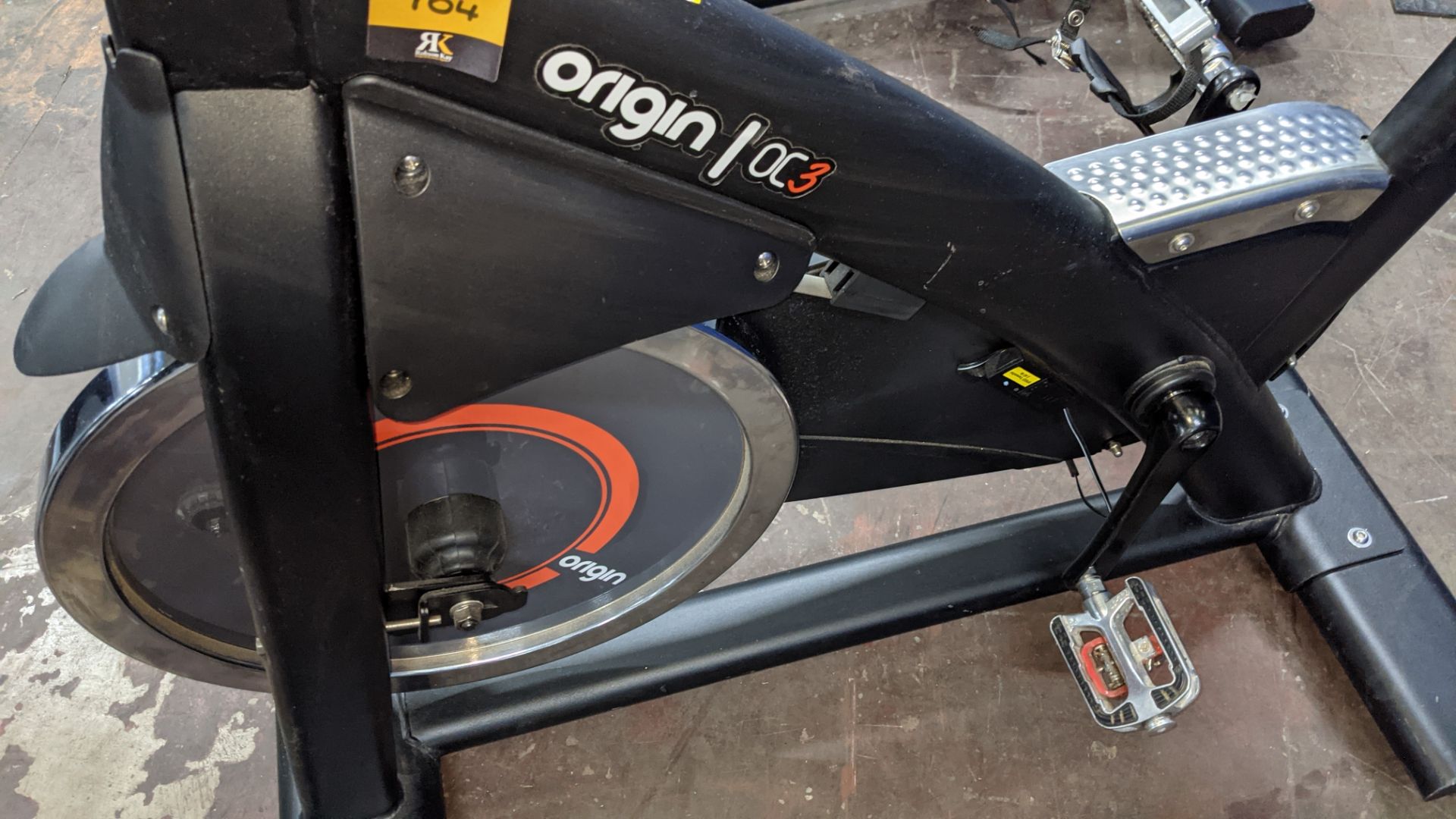 Origin model OC3 Spin Bike. Frame in commercial grade steel, chain drive, adjustable seat & handleba - Image 7 of 19