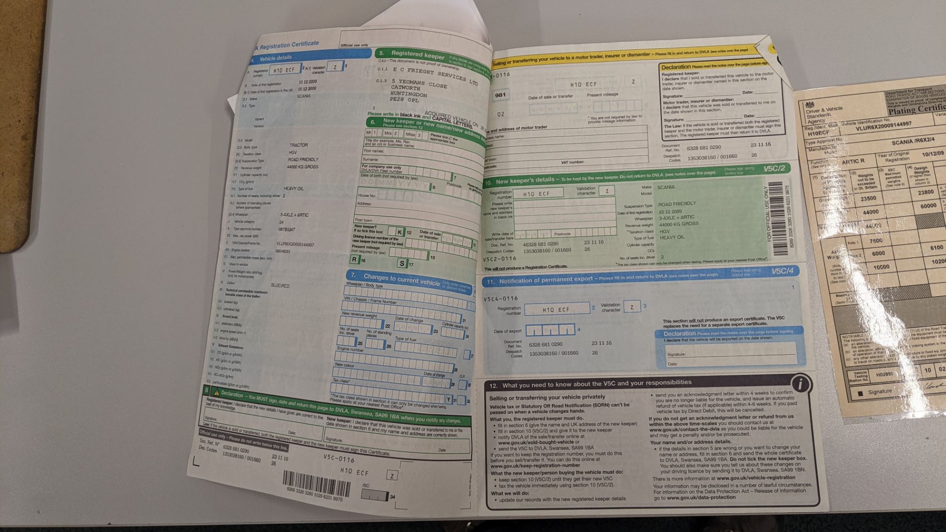 2009 Scania R440 6X2/4 tractor unit - Image 64 of 69