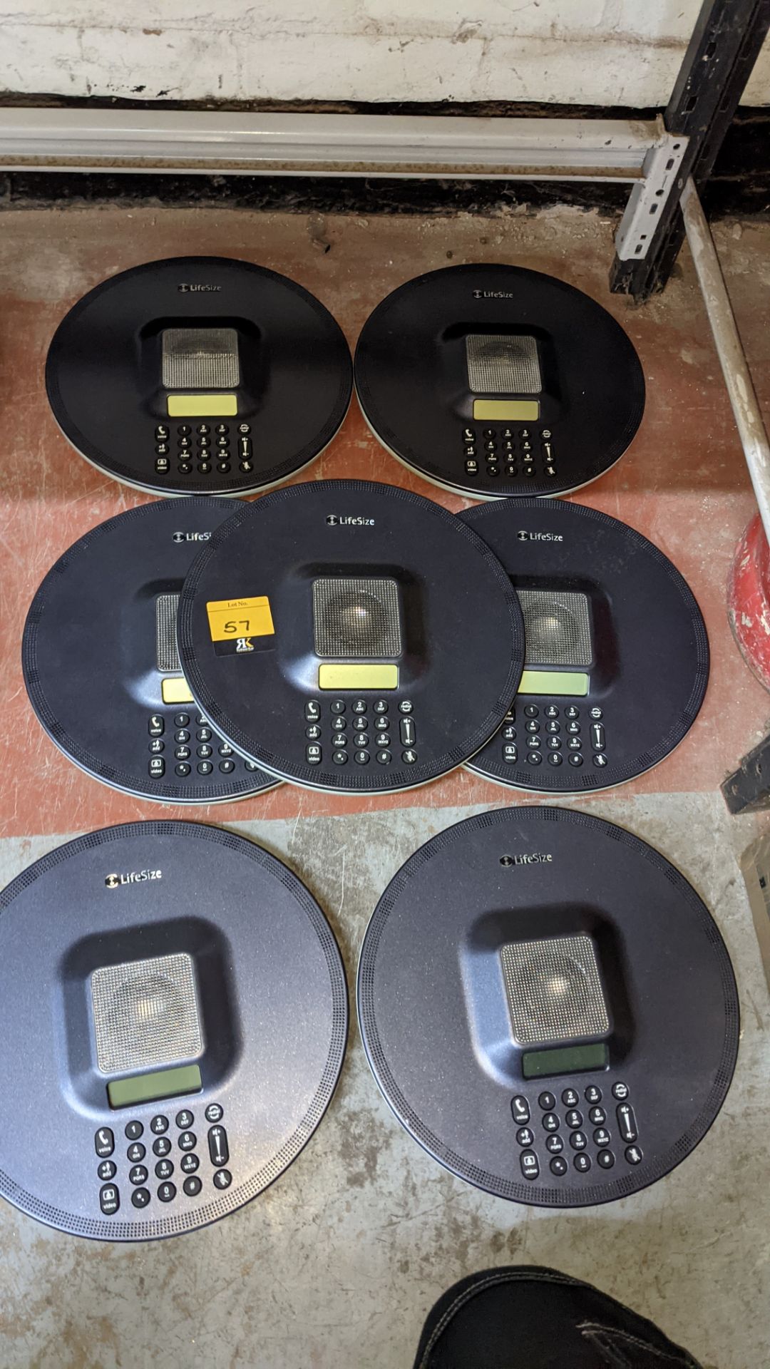 7 off LifeSize phones. NB lots 46 - 47, 53 - 57 & 88 all consist of LifeSize equipment - Image 6 of 9