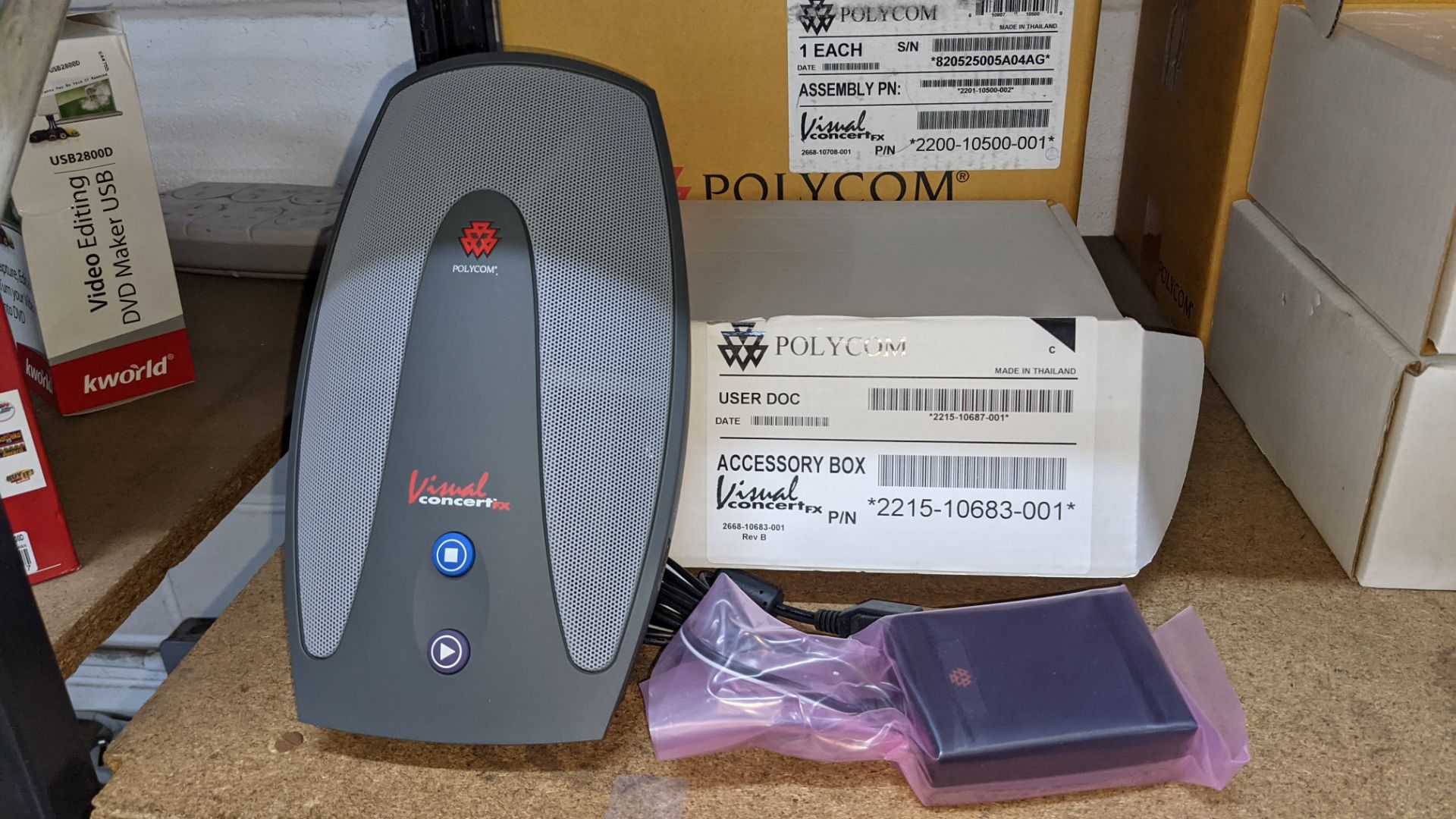 Polycom Visual Concert FX system - this lot comprises 2 boxes, one with the primary part & the other - Image 2 of 9