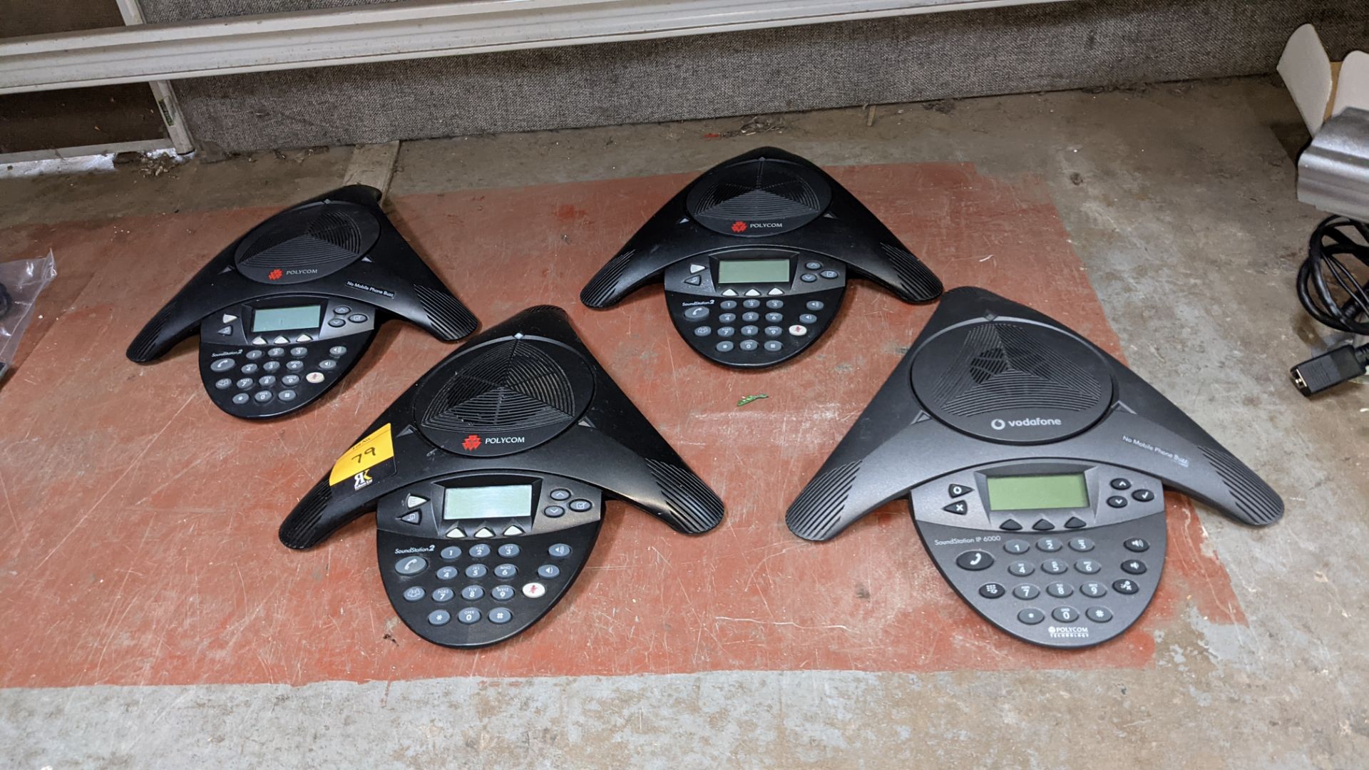 4 off Polycom SoundStation 2 conference phones. NB one of the units is badged Vodafone/IP6000, howe - Image 2 of 8