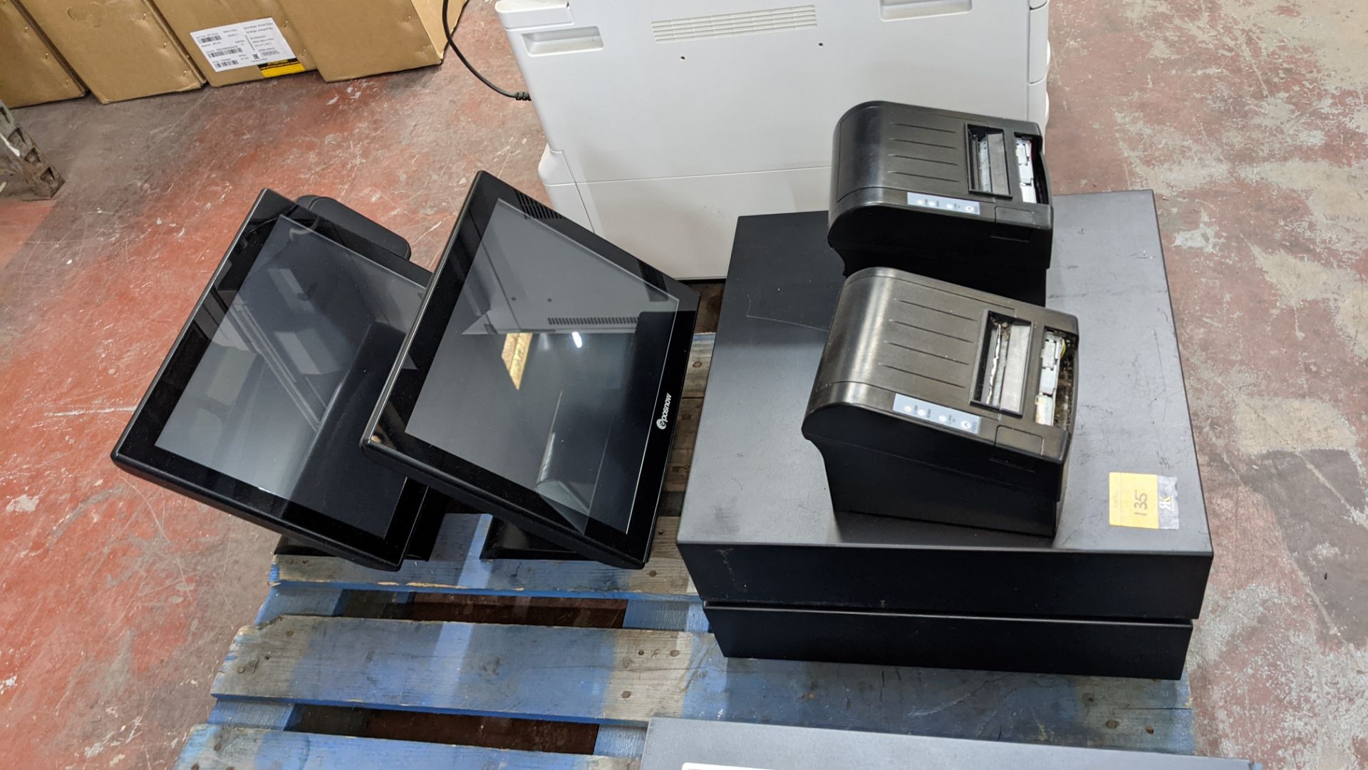 EPOS equipment comprising 2 off EPOSNOW model C15 touchscreen terminals, 2 off cash drawers & 2 off - Image 3 of 16