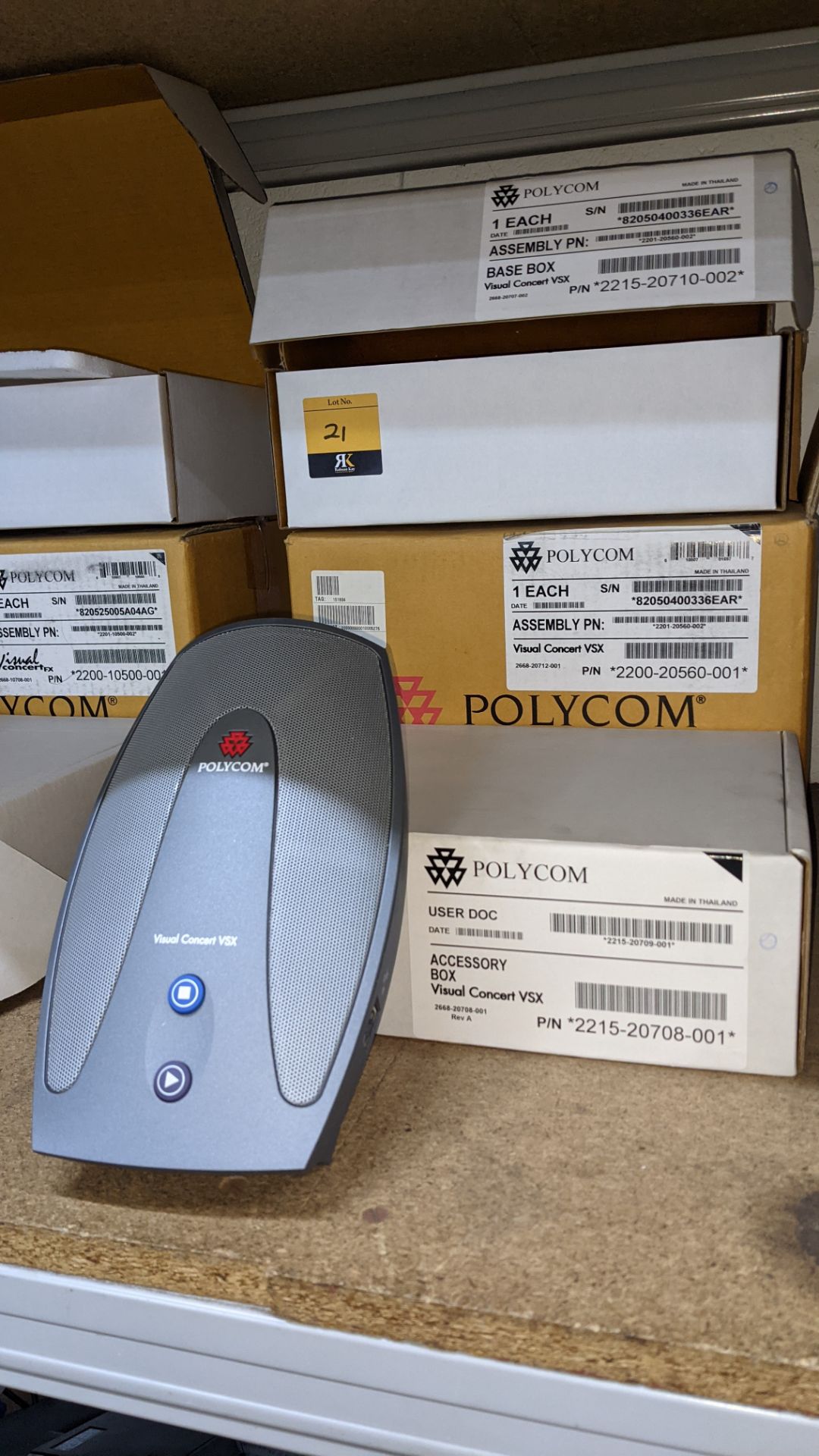 Polycom Visual Concert VSX system - this lot comprises 2 boxes, one with the primary part & the othe - Image 4 of 10