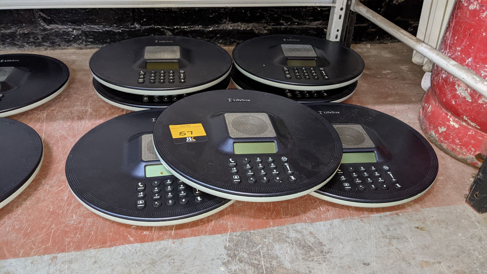 7 off LifeSize phones. NB lots 46 - 47, 53 - 57 & 88 all consist of LifeSize equipment - Image 2 of 9