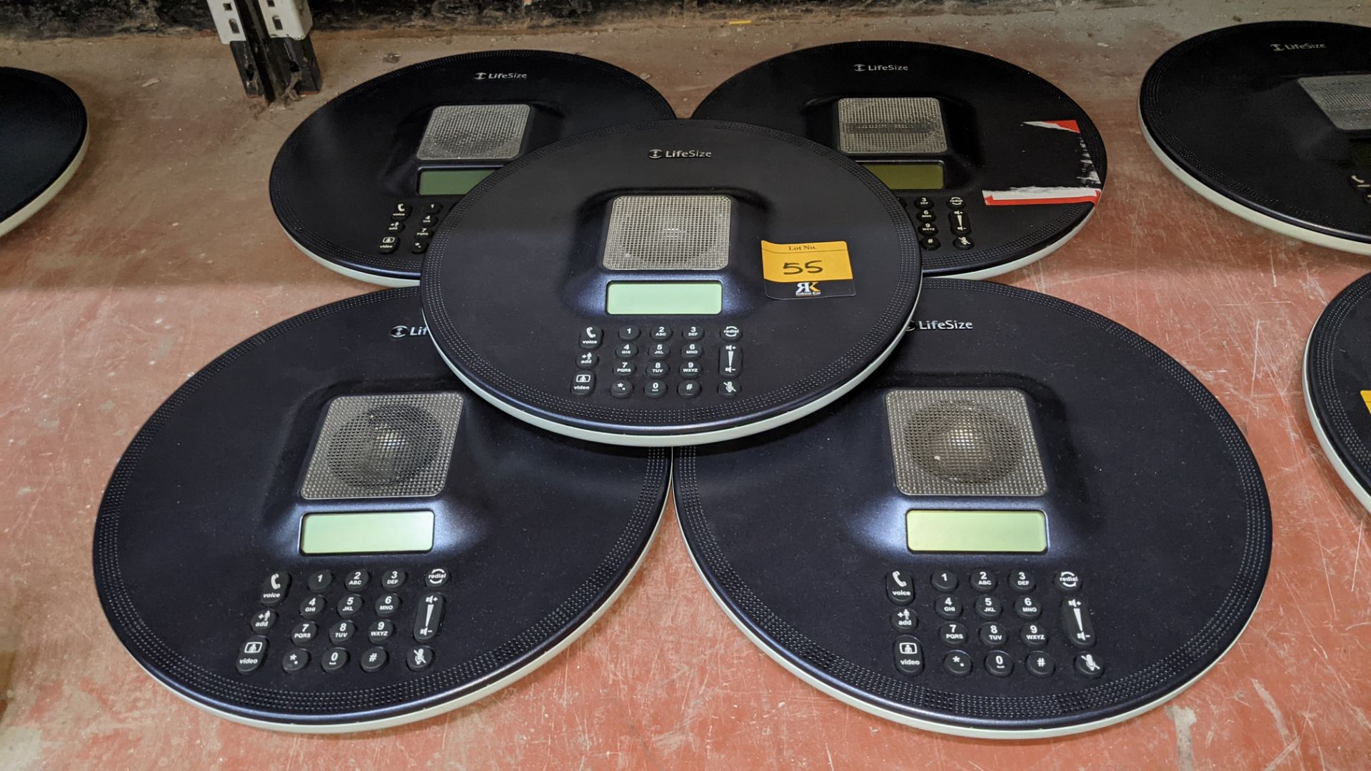 5 off LifeSize phones. NB lots 46 - 47, 53 - 57 & 88 all consist of LifeSize equipment