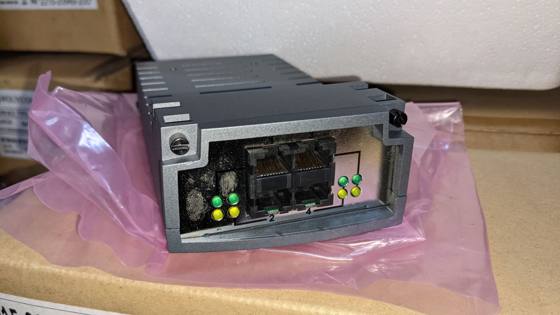 3 off Polycom QUAD BRI (ISDN) network interfaces part number 2201-20524-200 - Image 10 of 14