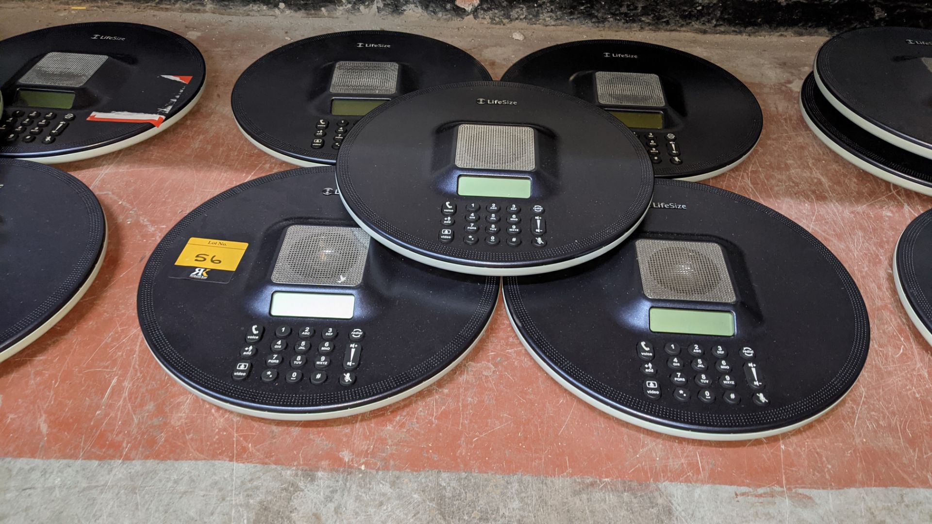 5 off LifeSize phones. NB lots 46 - 47, 53 - 57 & 88 all consist of LifeSize equipment