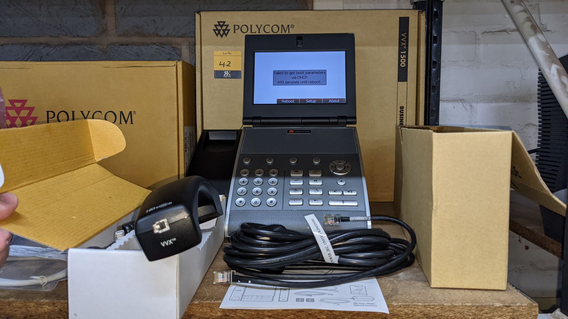 Polycom VVX 1500 business media telephone - Image 8 of 12