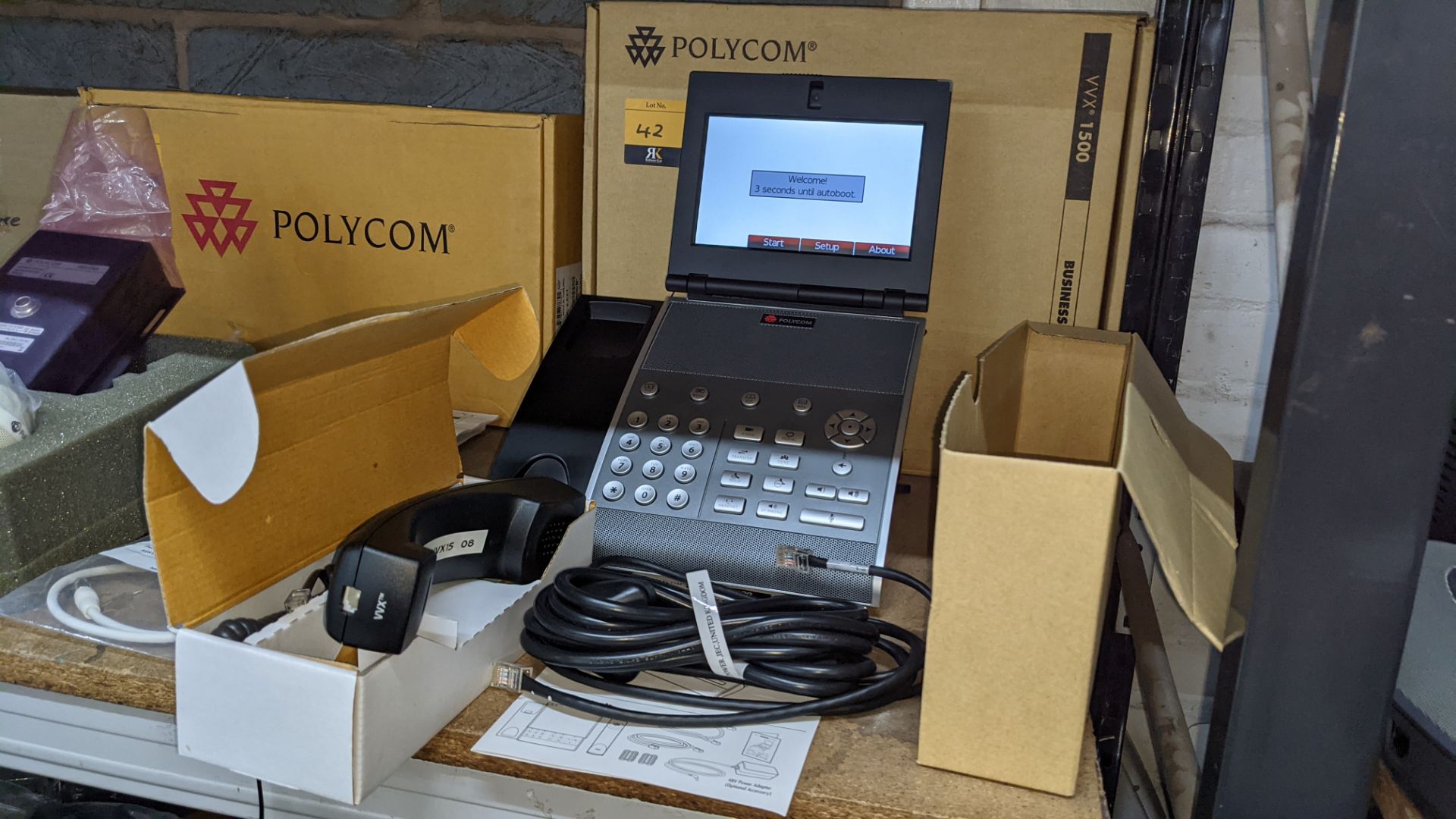 Polycom VVX 1500 business media telephone - Image 3 of 12