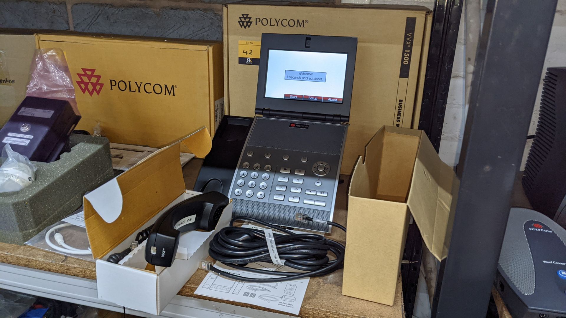 Polycom VVX 1500 business media telephone - Image 4 of 12
