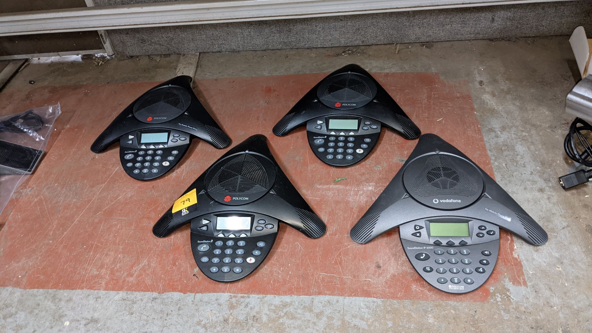 4 off Polycom SoundStation 2 conference phones. NB one of the units is badged Vodafone/IP6000, howe