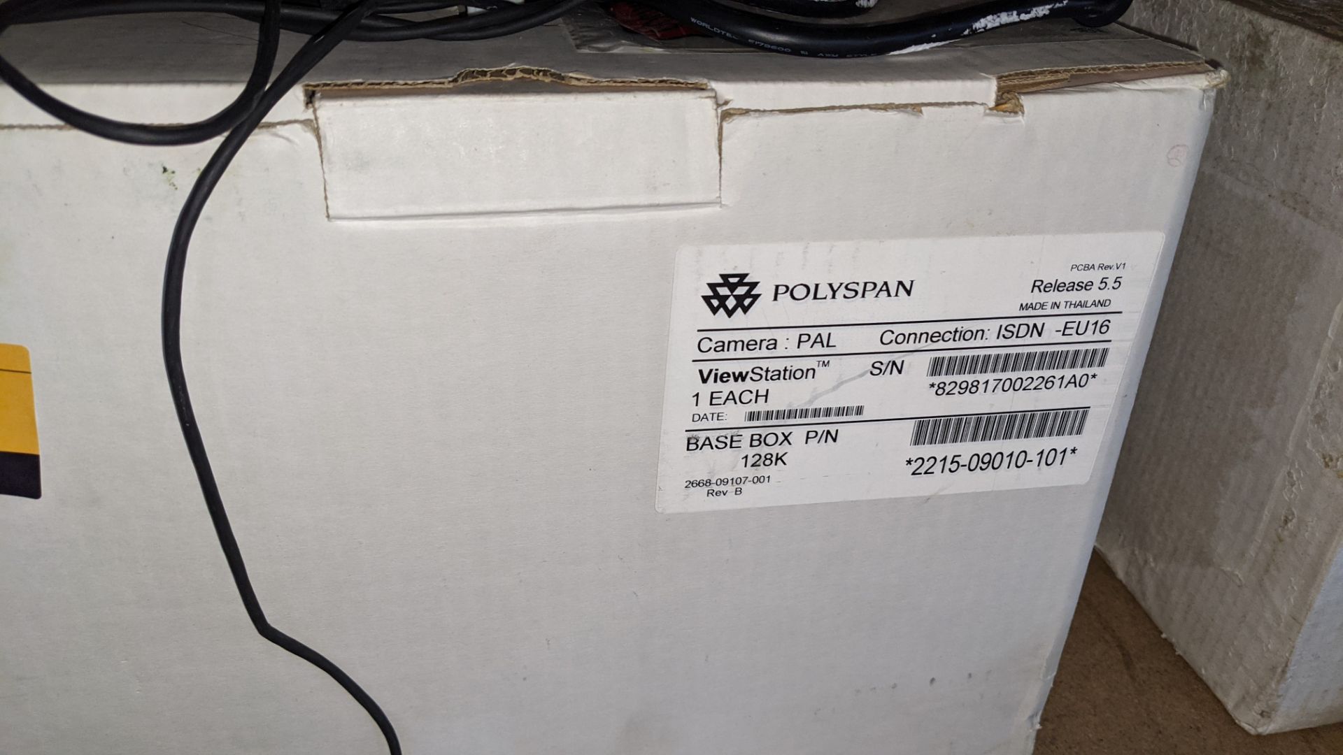 Polycom ViewStation video conferencing system, part number 2201-08666-001. NB no remote - Image 6 of 11