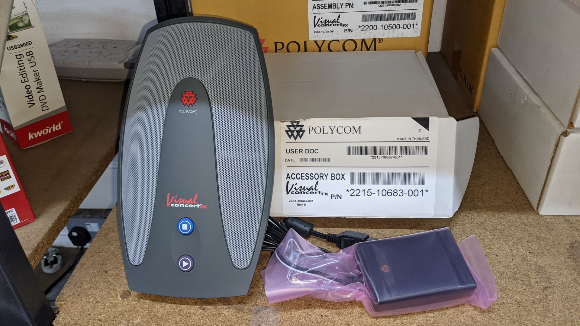 Polycom Visual Concert FX system - this lot comprises 2 boxes, one with the primary part & the other - Image 3 of 9