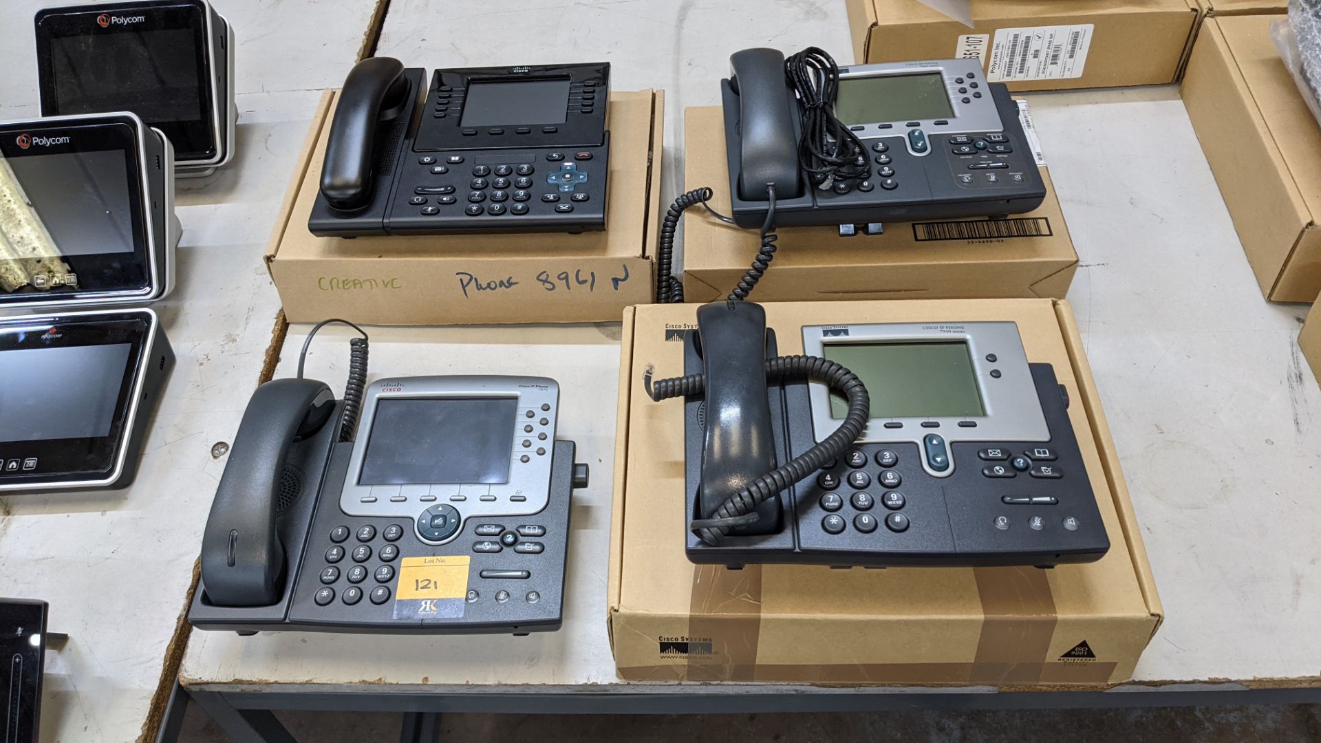 4 off assorted Cisco IP phones - Image 2 of 11