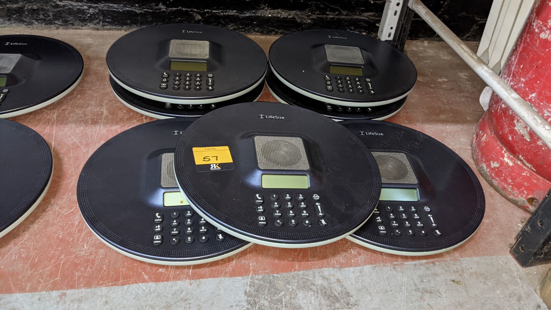 7 off LifeSize phones. NB lots 46 - 47, 53 - 57 & 88 all consist of LifeSize equipment