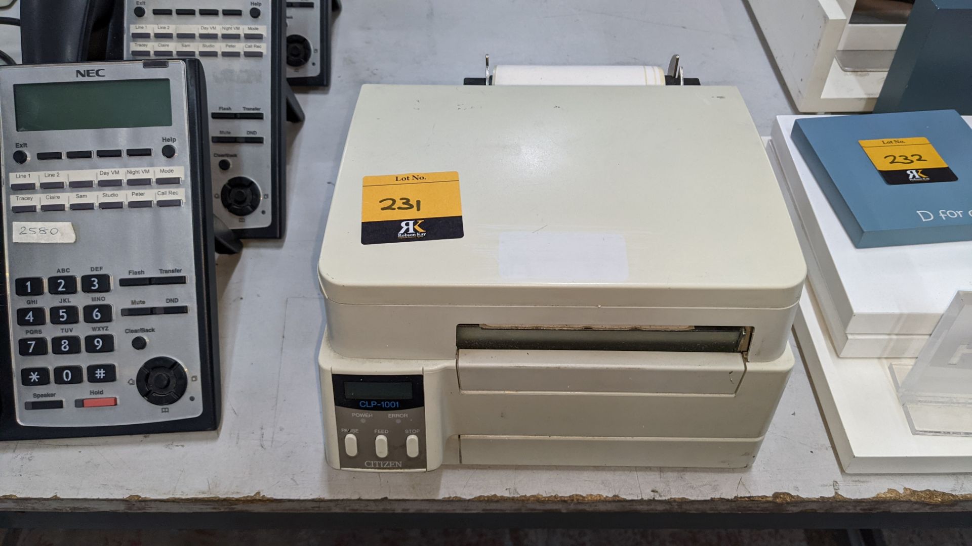 Citizen model CLP-1001 label printer