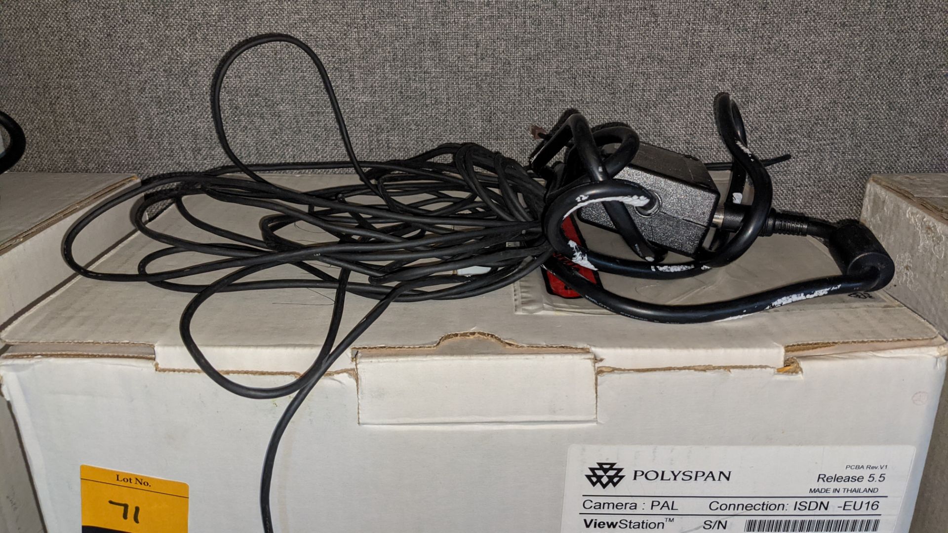 Polycom ViewStation video conferencing system, part number 2201-08666-001. NB no remote - Image 4 of 11