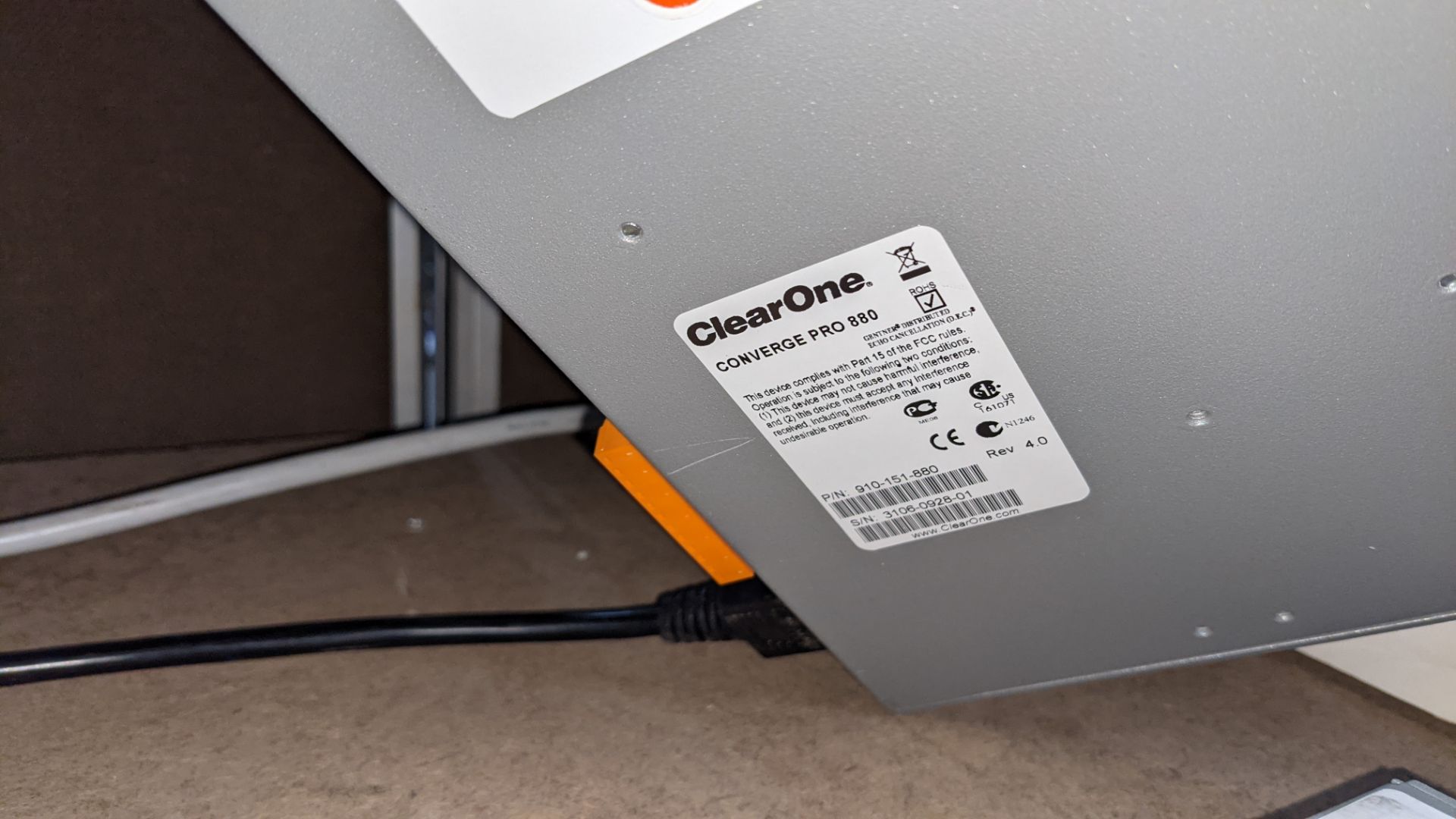 ClearOne Converge Pro 880 HD conference system. NB no power cables - Image 6 of 6